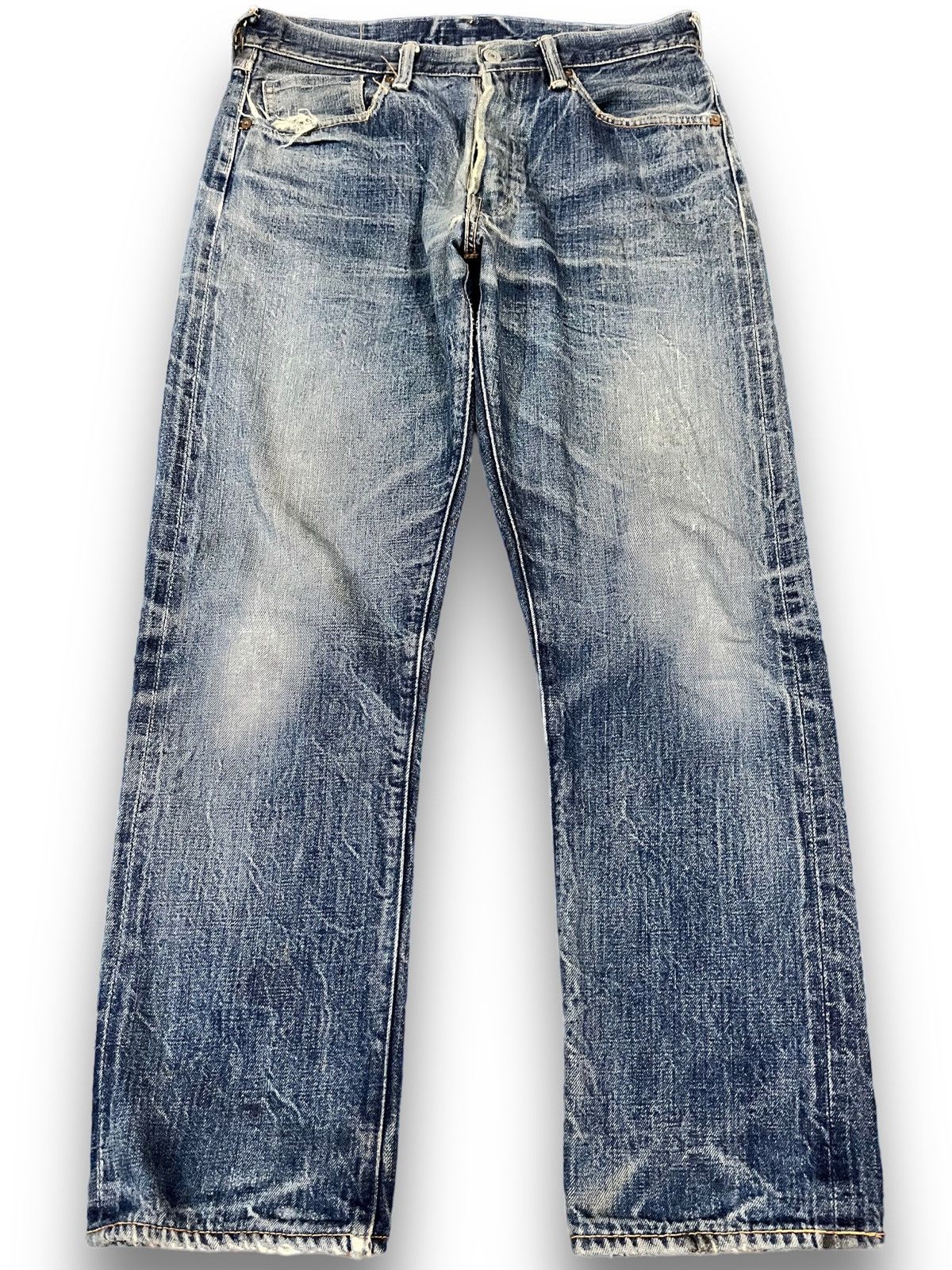 Evisu ‼️‼️Warehouse&Co X Evisu‼️‼️ Lot 0110 Selvedge Denim Size US 31 - 2 Thumbnail