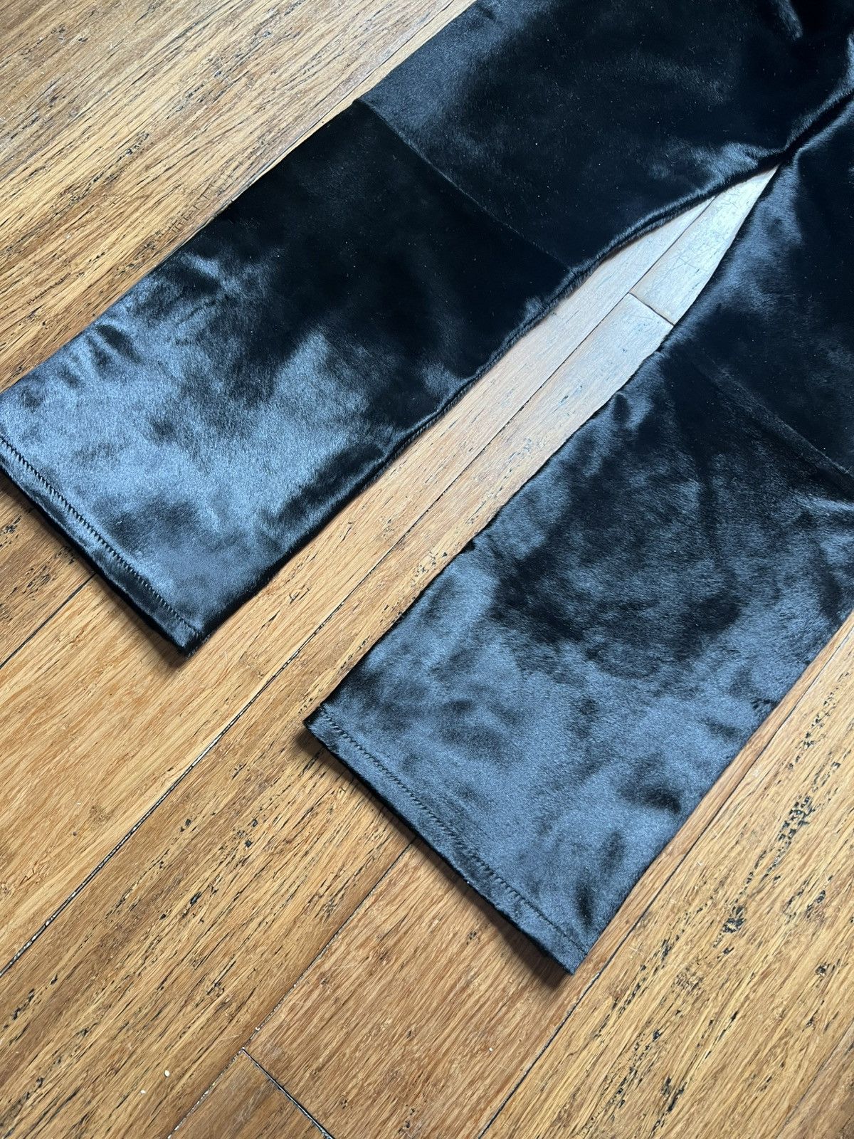 DENIM TEARS Cowhide Leather Black Pant Size US 30 / EU 46 - 6 Thumbnail