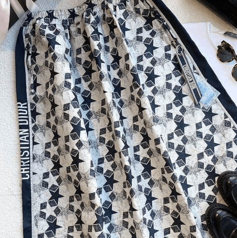 Dior Dior All-over Print A-line Casual Long Dress Size 38" / US 16 / IT 52 - 5 Thumbnail