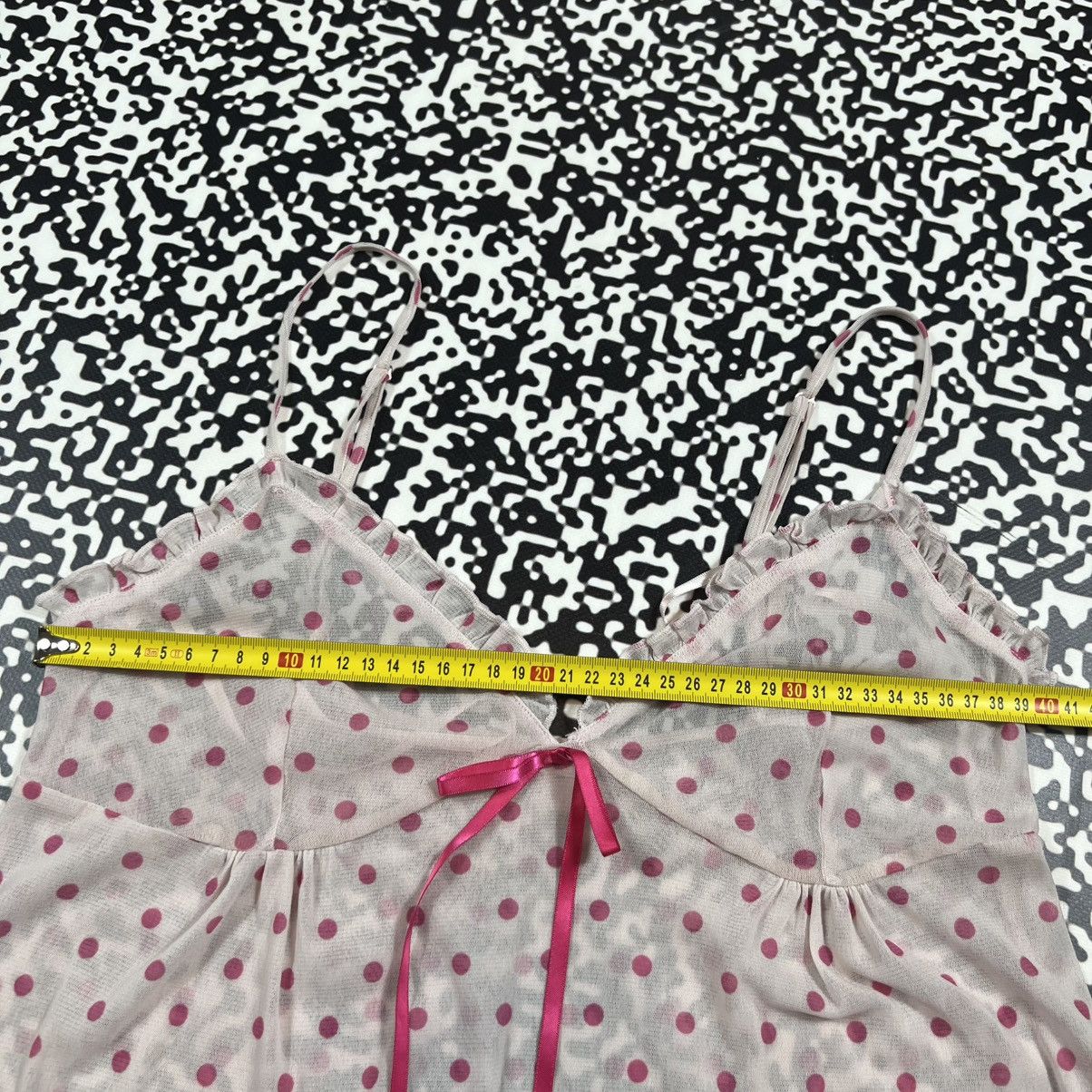 Vintage Vintage Y2K Sexy Mesh Dot Night Retro Tank Top 90s Style Size M / US 6-8 / IT 42-44 - 18 Thumbnail