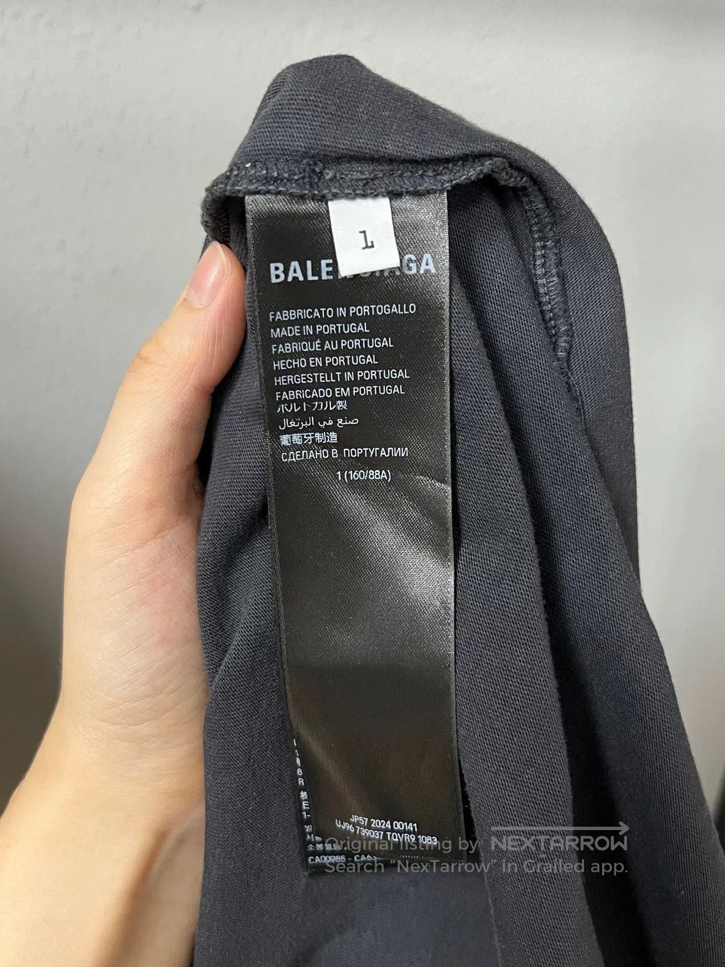 Balenciaga Balenciaga Freedom Statue Short Sleeve T-Shirt. Size XS / US 0-2 / IT 36-38 - 3 Thumbnail
