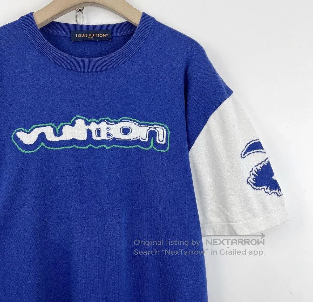 Louis Vuitton Blue Graphic Short-Sleeve Shirt. Size US XXL / EU 58 / 5 - 3 Thumbnail