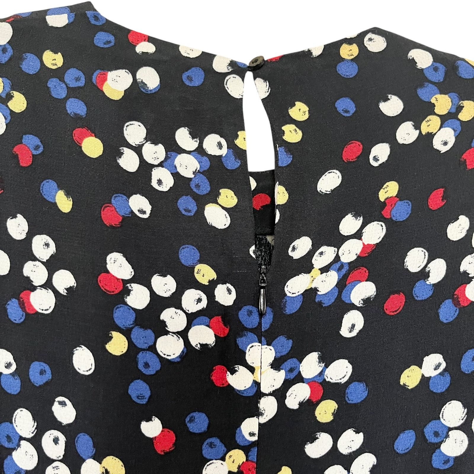 Zara Zara Black Multicolor Confetti Dot Print Maxi Dress Size M / US 6-8 / IT 42-44 - 9 Thumbnail