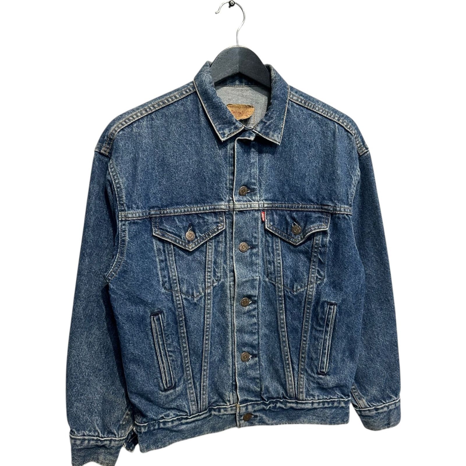 Levi's Vintage Levi's Strauss Dark Wash Denim Trucker Jacket M Size US M / EU 48-50 / 2 - 3 Thumbnail