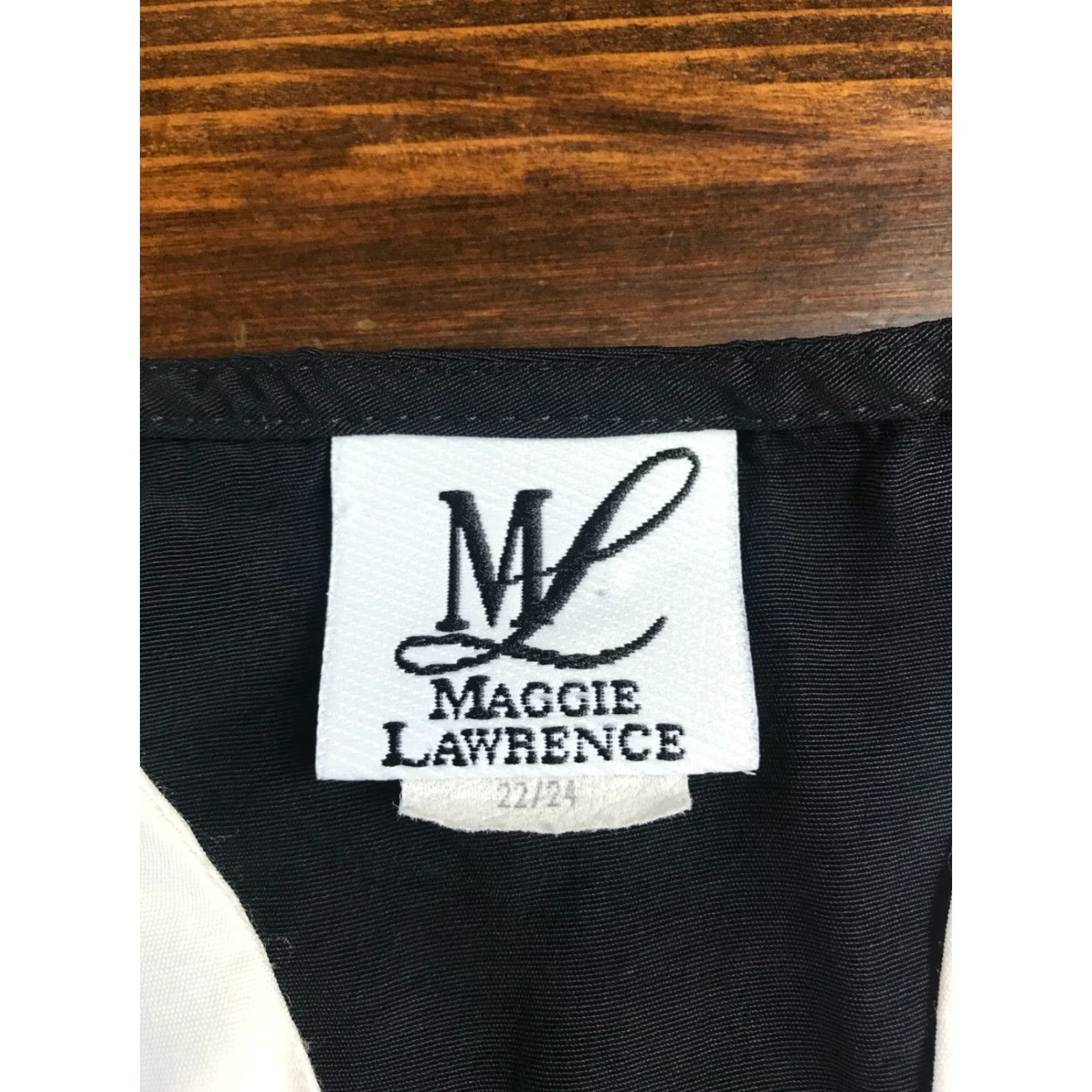 Vintage Maccie Lawrence Shirt Women's Plus Size 22/24 Black White Purple Button Up Size 3XL / US 20-22 - 6 Thumbnail