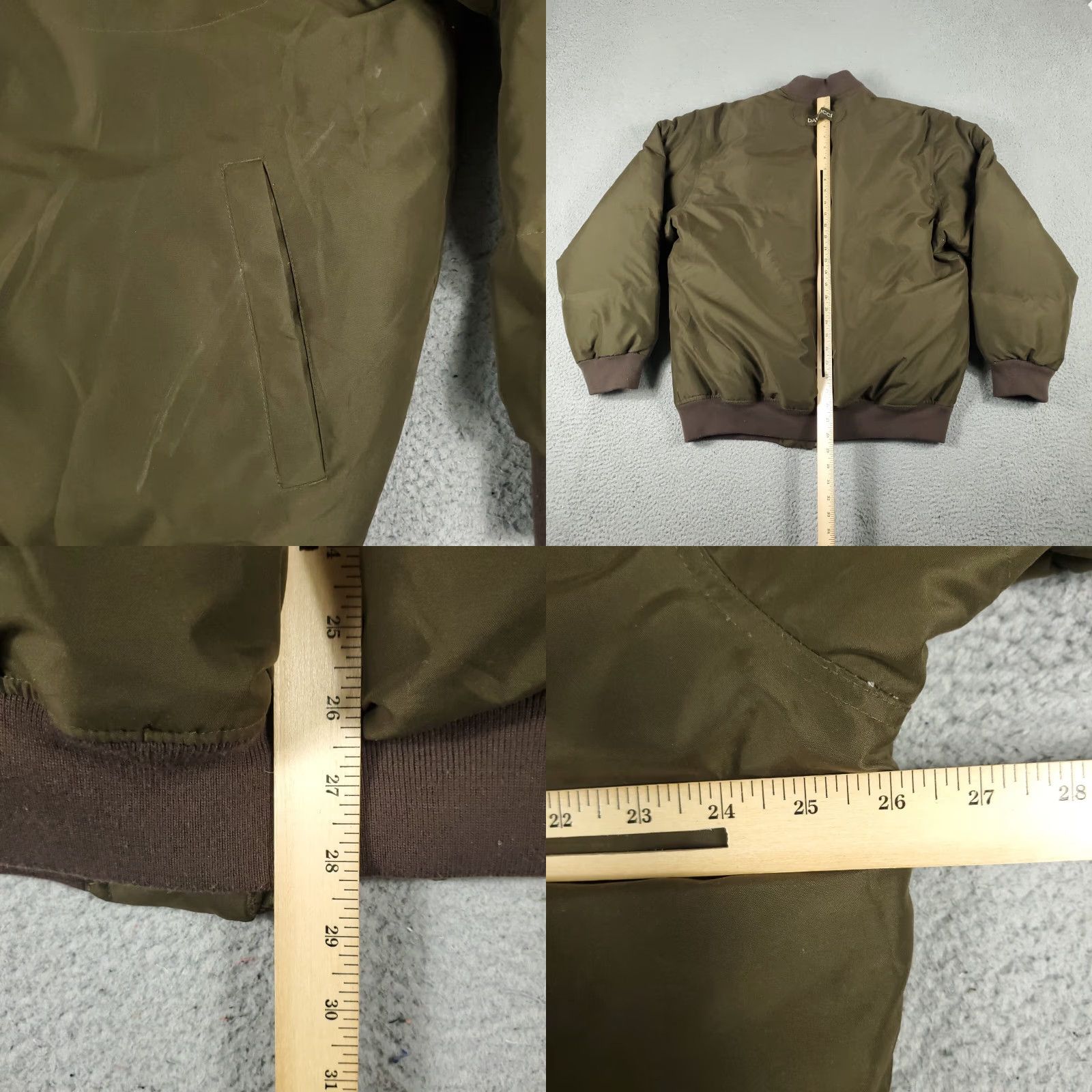 Vintage Davoucci Bomber Jacket Mens Large Brown Full Zip Softshell Winter Casual Outdoor Size US L / EU 52-54 / 3 - 8 Thumbnail