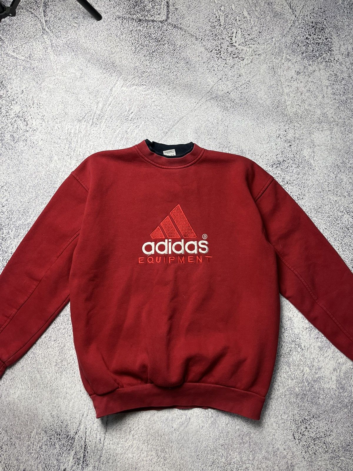 Adidas Vintage 90s Adidas Equipment Big Logo Spell Out Sweatshirt Size US S / EU 44-46 / 1 - 3 Thumbnail