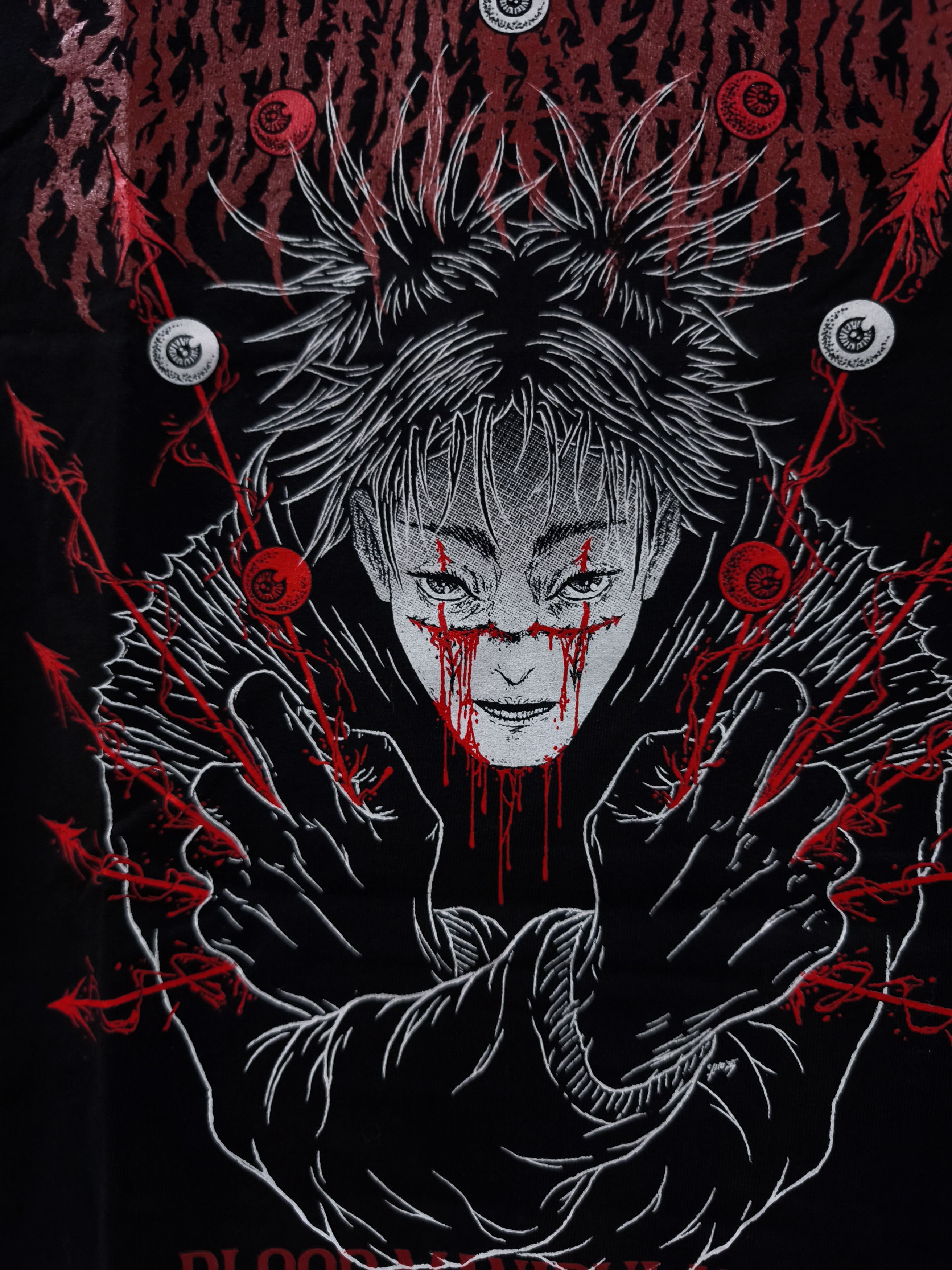 Anime Jujutsu Kaisen Choso Blood Manipulation T-shirt Size US XL / EU 56 / 4 - 3 Thumbnail
