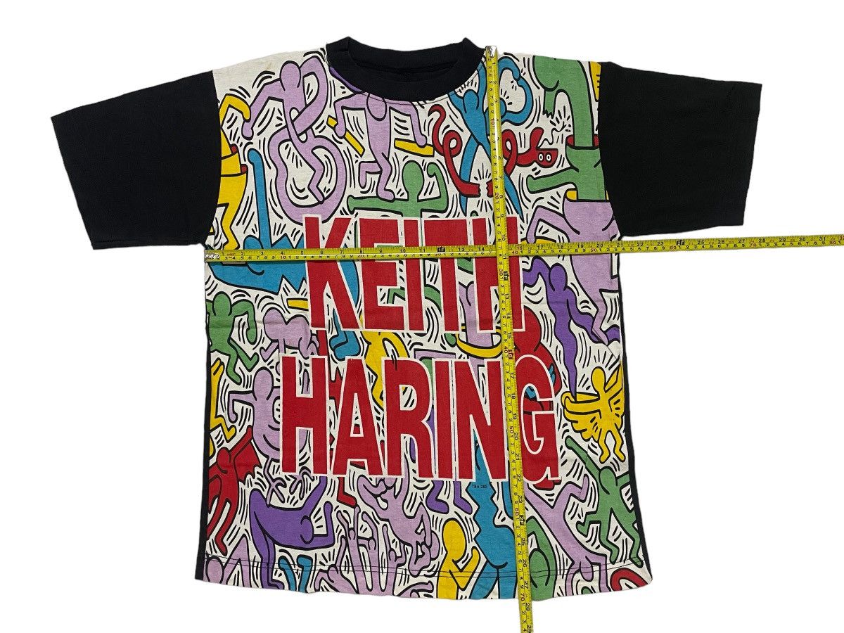 Keith Haring × Vintage Vintage Keith Haring Full Print Shirt Rare!!! Size US L / EU 52-54 / 3 - 3 Thumbnail