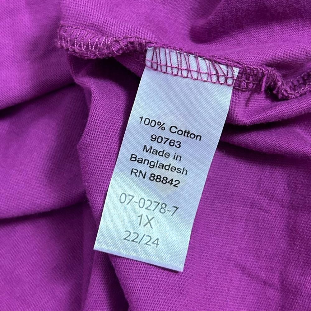Designer Roaman’s l Bundle of 3 Polos/Tops 1X Size XL / US 12-14 / IT 48-50 - 7 Thumbnail