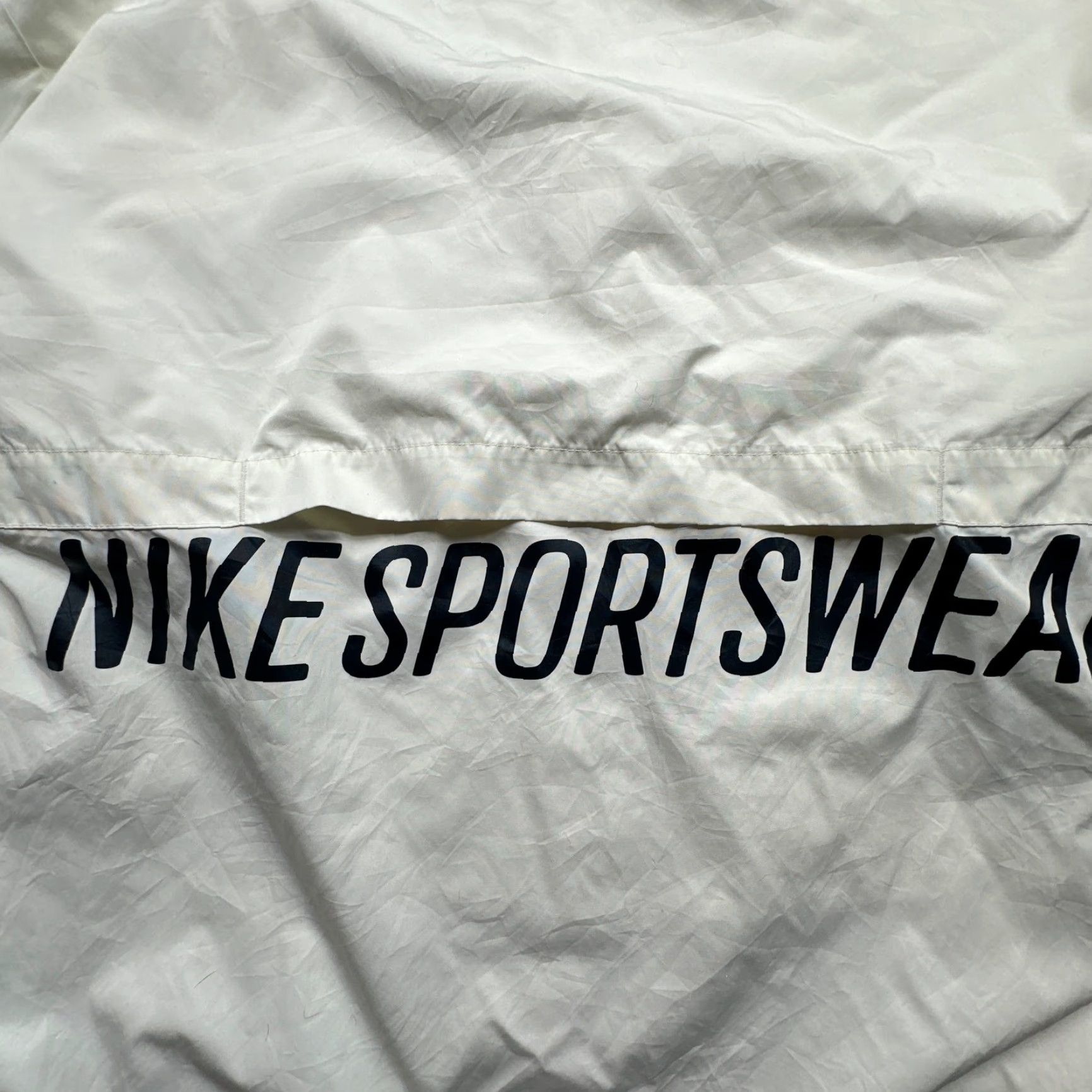 Nike Nike Archive Half Zip Woven Jacket Windbreaker Mens Medium Anorak 941877-133 White Size US M / EU 48-50 / 2 - 6 Thumbnail