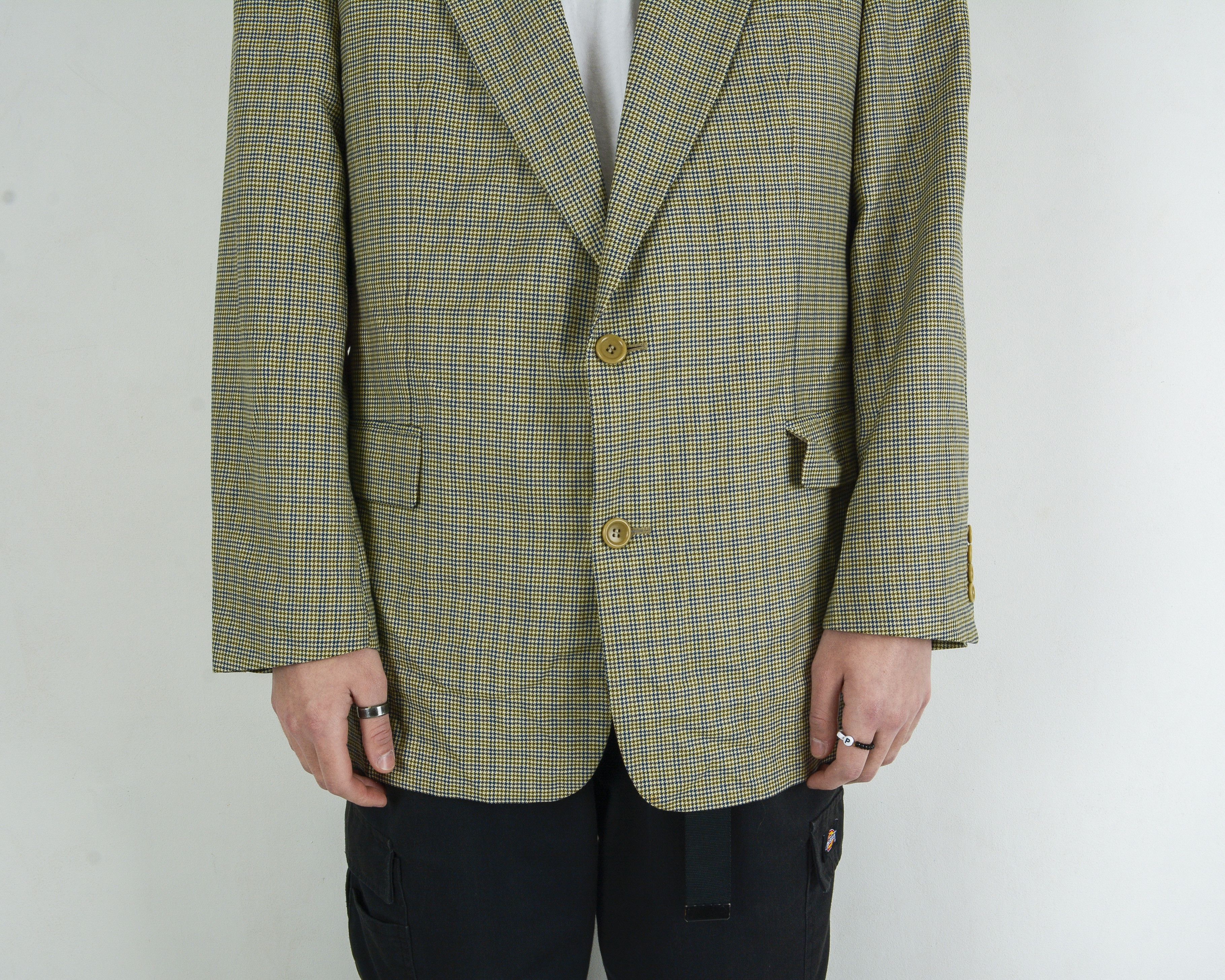 Hugo Boss Delon Houndstooth XL Blazer Uk 44 Us Suit Jacket Coat Eu 54 Size 44R - 4 Thumbnail