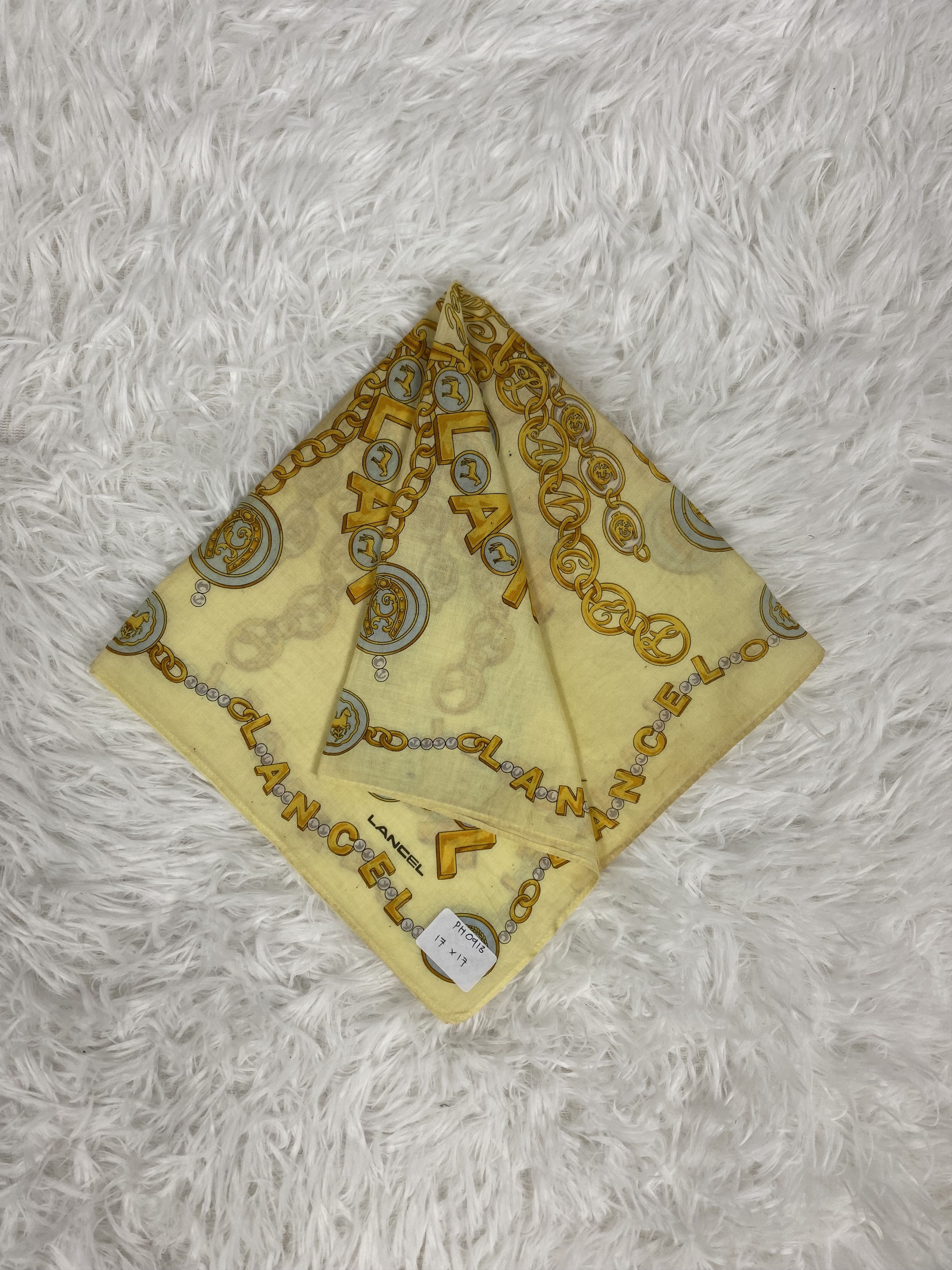 Lancel × Vintage Vintage Lancel Handkerchief Neckerchief PH0913 Size ONE SIZE - 1 Thumbnail