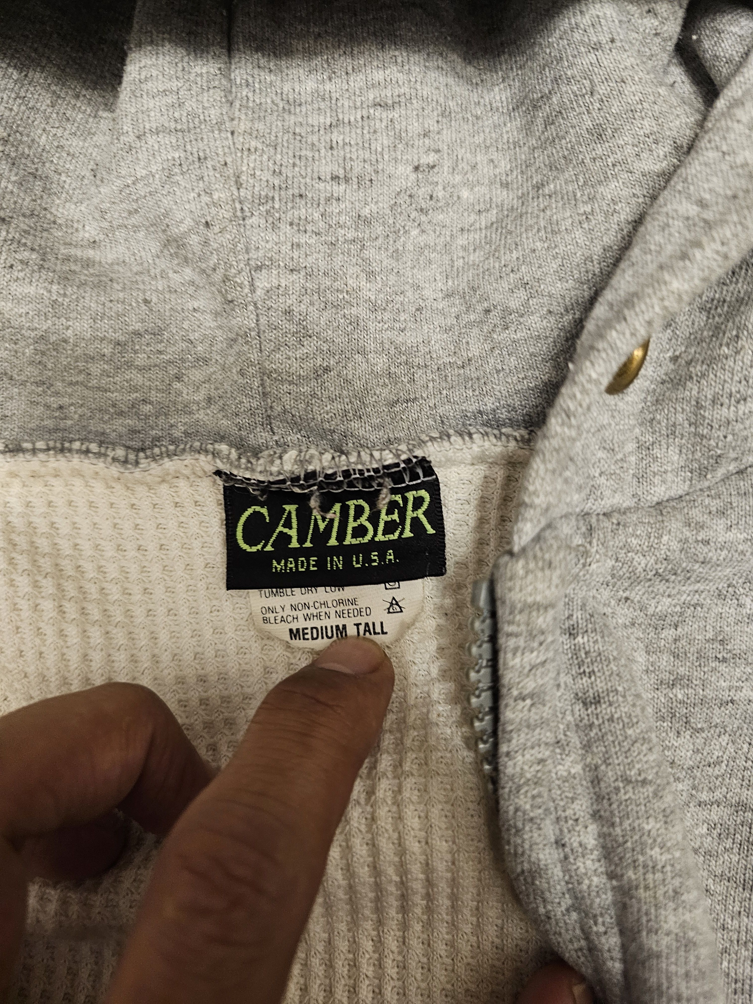 Camber Vintage Camber Heavy Thermal Zip Hoodie Size US M / EU 48-50 / 2 - 4 Thumbnail