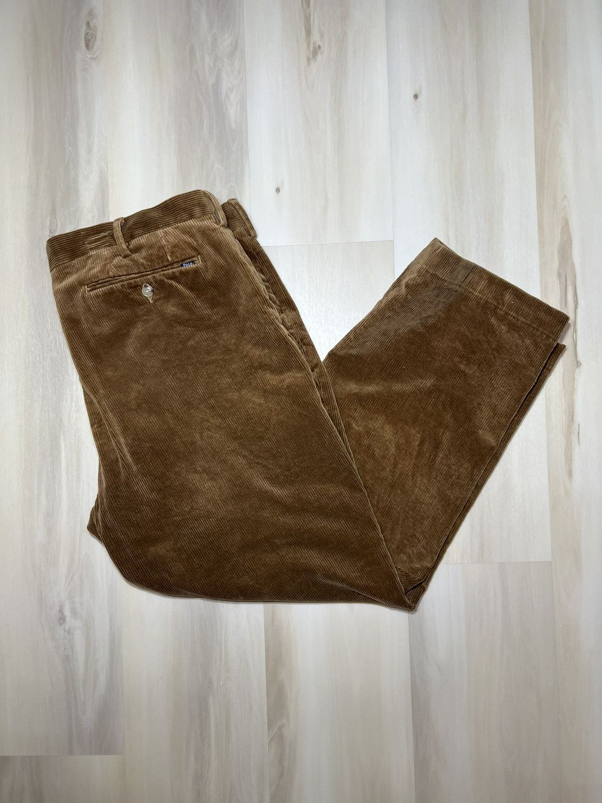 Polo Ralph Lauren Polo Ralph Lauren Brown Corduroy Pants Classic Fit Sz 38x32 Size US 38 / EU 54 - 1 Thumbnail