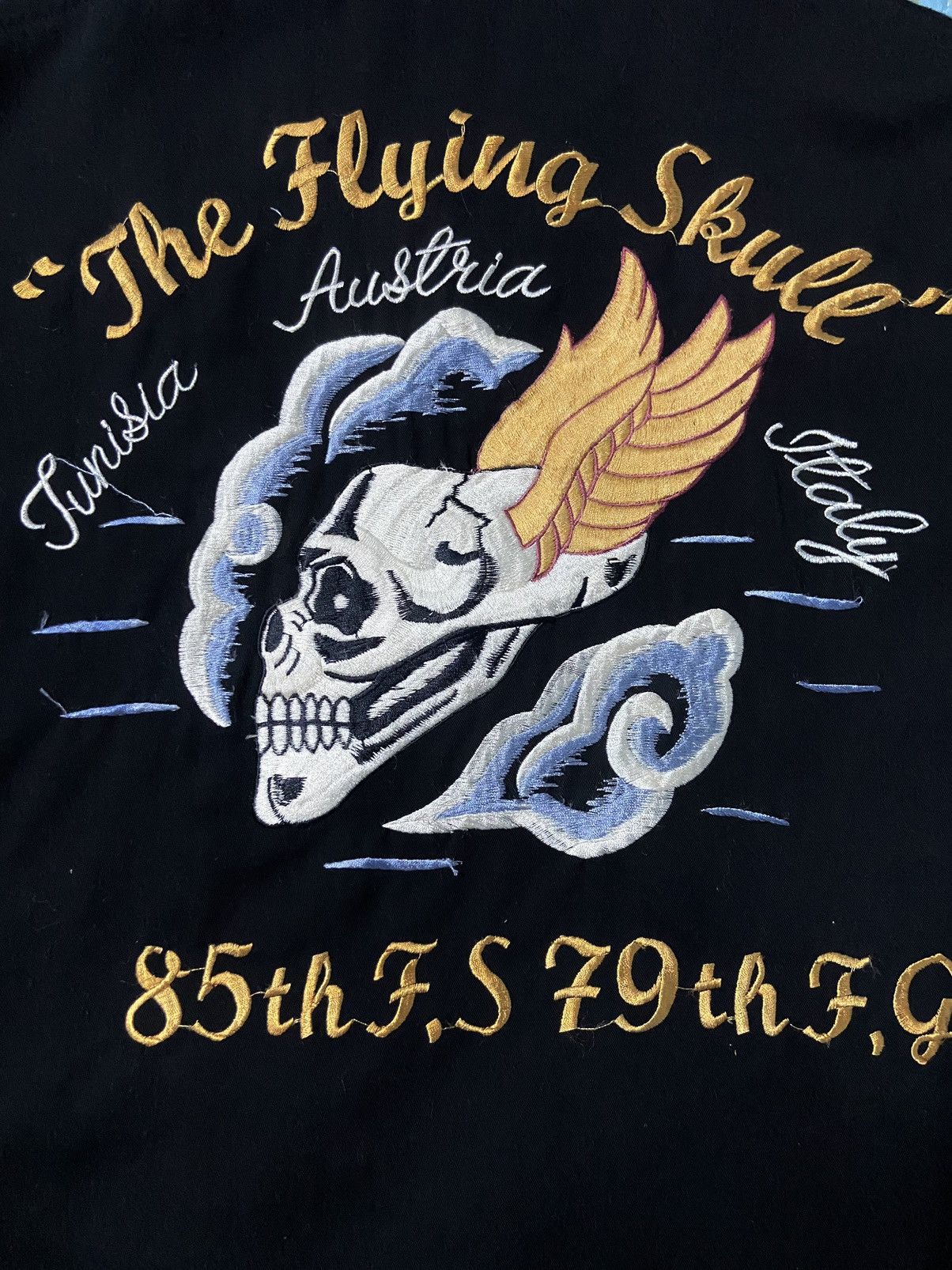 Tailor Toyo Vintage 90s Tailor Toyo Flying Skull Sukajan Embroidery Rare Size US M / EU 48-50 / 2 - 18 Thumbnail