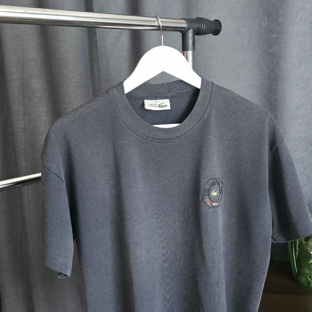 Lacoste RARE Vintage 80s Chemise Lacoste Made in France Knit Shirt Size US L / EU 52-54 / 3 - 3 Thumbnail