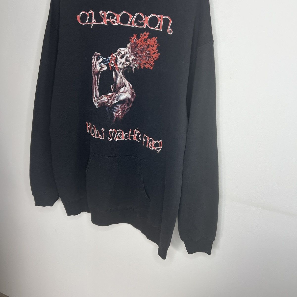 Band Tees Vintage Eisregen Hoodie Heavy Cotton Krebs macht frei Y2K Size US XL / EU 56 / 4 - 2 Thumbnail