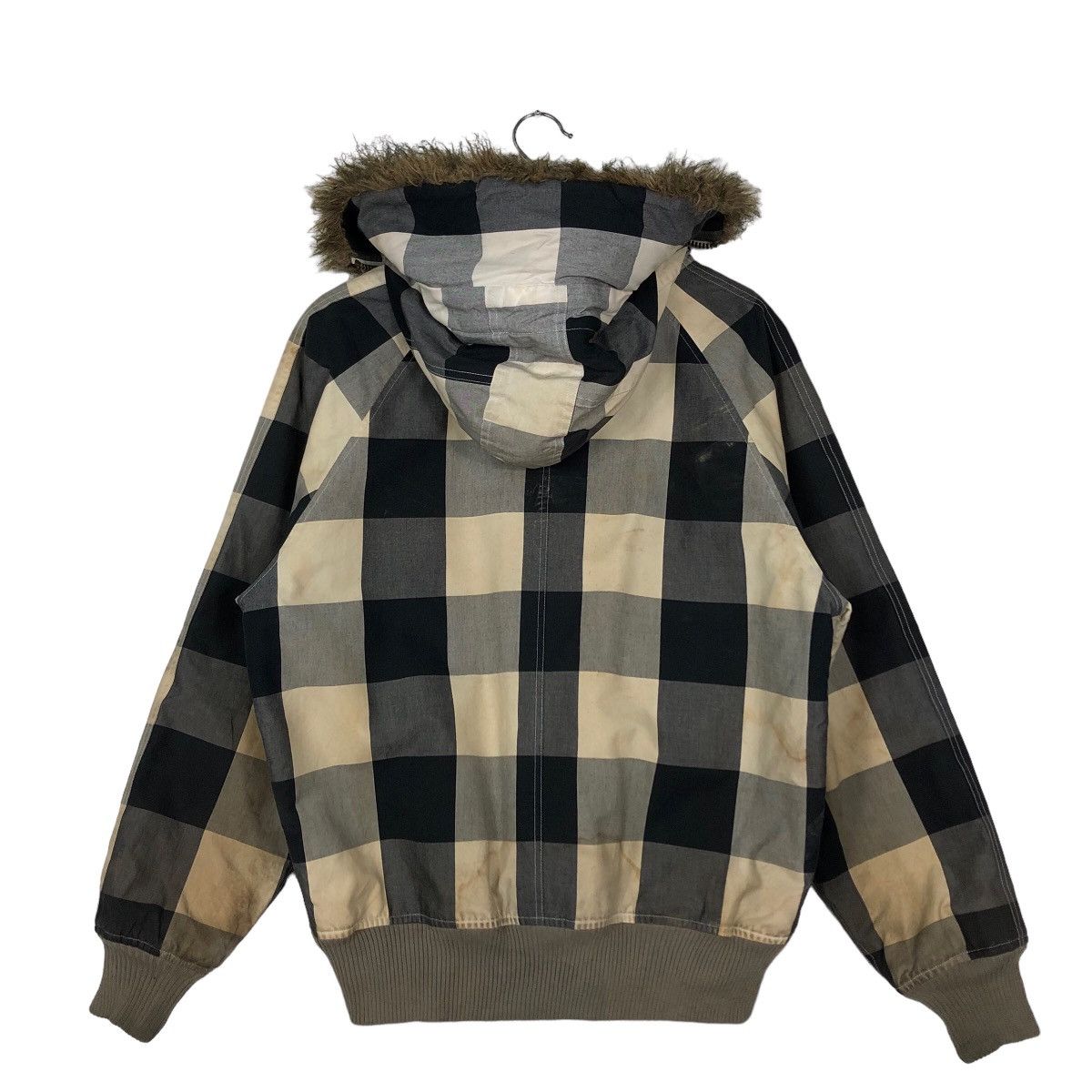 Woolrich Woolen Mills 🔥90’s Bomber Jacket Tartan Design Woolrich Mink Fur Hoodie Size US M / EU 48-50 / 2 - 7 Thumbnail