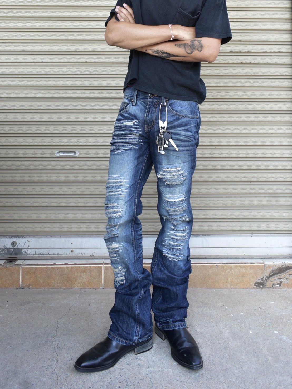 パンツ 00s archive MIDAS 9 Flare denim pants MIDAS - 00s midas japanese label flare denim デニムの通販 by