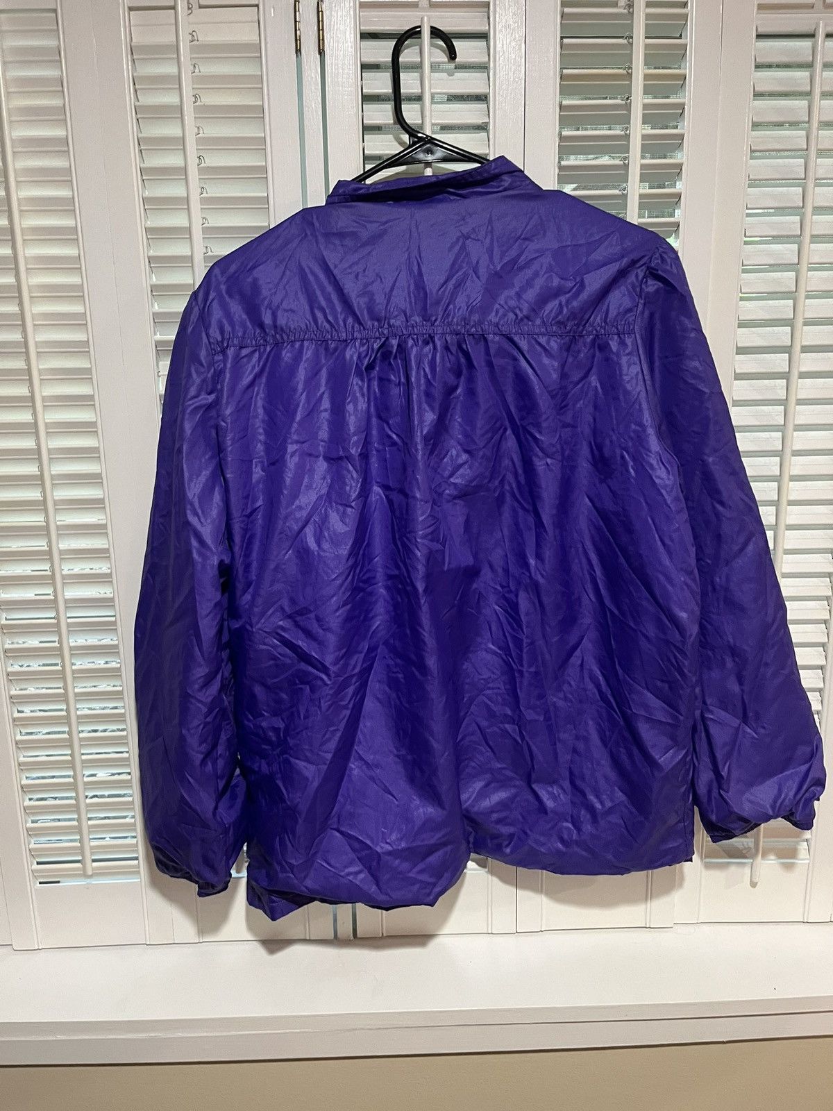 Other 1980s Purple Windbreaker Pool Jacket : M Size US L / EU 52-54 / 3 - 3 Thumbnail