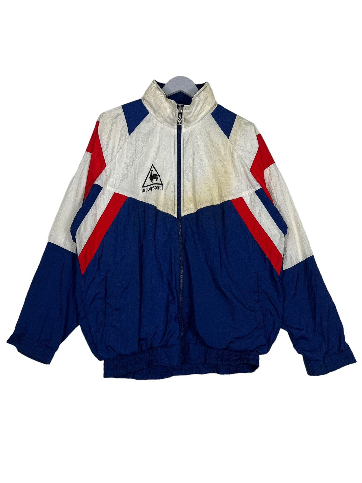 Le Coq Sportif 🔥 VINTAGE LE COP SPORTIF TRAINER JACKET Size US L / EU 52-54 / 3 - 2 Thumbnail