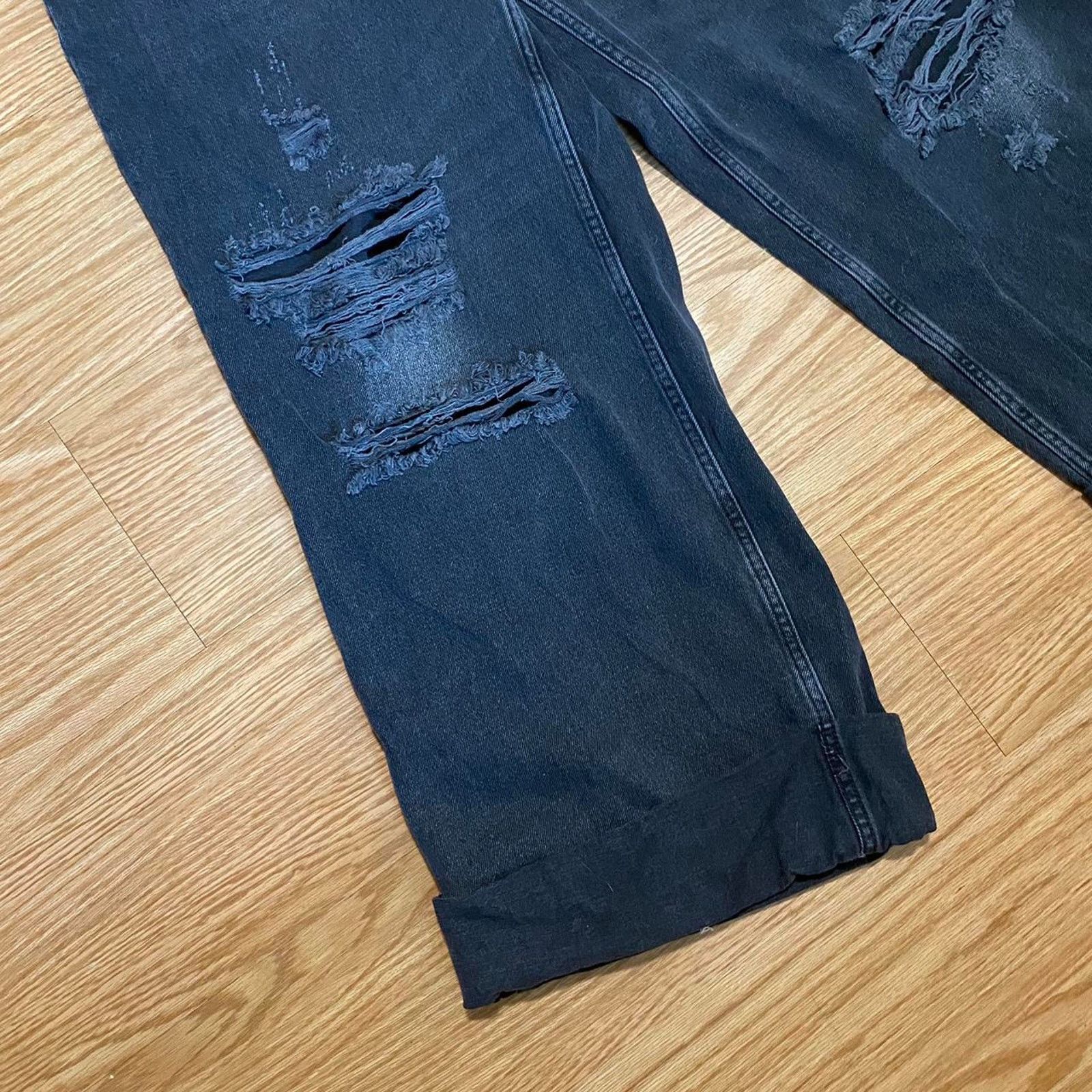 Urban Outfitters Wide leg distressed jeans Size 28" / US 6 / IT 42 - 2 Thumbnail