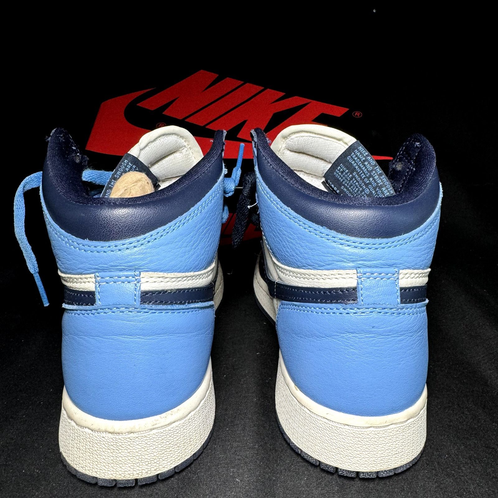 Jordan Brand × Nike Size 5 - Air Jordan 1 Retro High OG GS Obsidian Men's Shoes Size US 5 / EU 37 - 5 Thumbnail