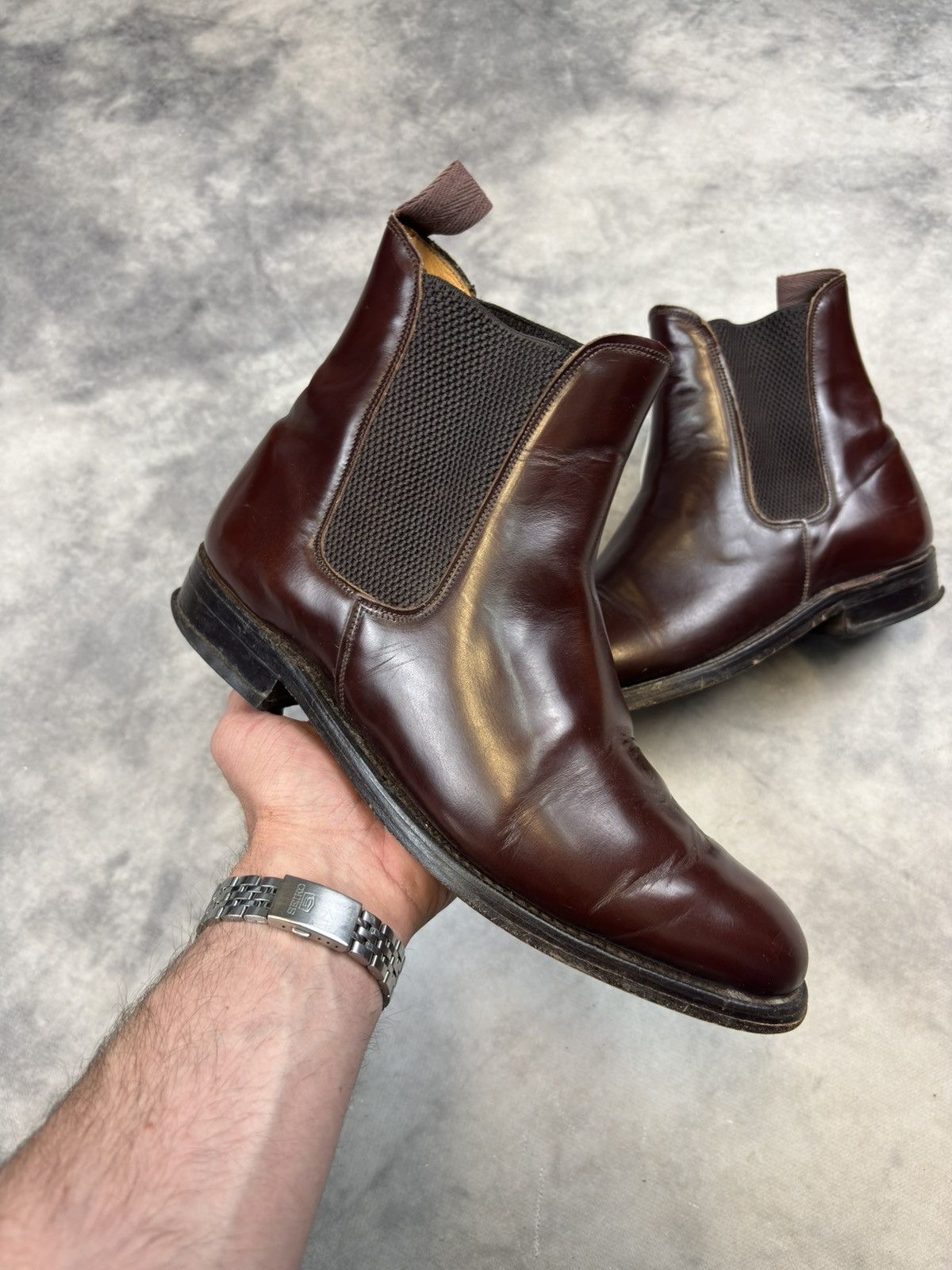 Genuine Leather × Vintage Vintage Brown Jones Leather Casual Boots Avantgarde USA 90s Size US 9 / EU 42 - 1 Thumbnail