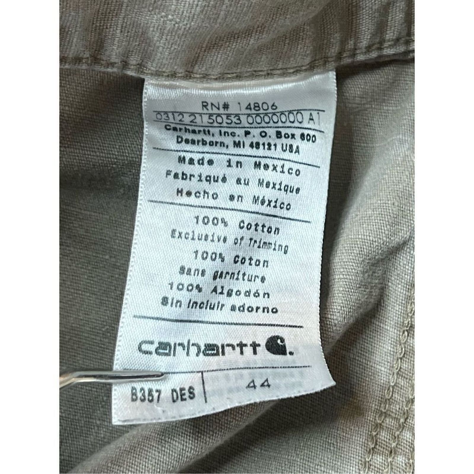 Carhartt Carhartt B357 Big & Tall Grey Relaxed Fit Ripstop Shorts 44 Size US 44 / EU 60 - 9 Thumbnail