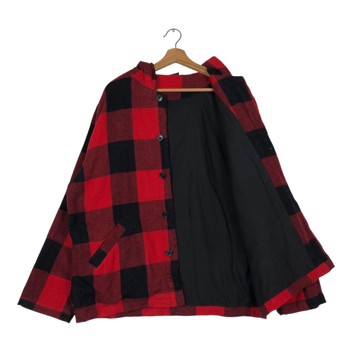 Japanese Brand Vintage Biker Jacket Wool Mangrove Tartan Design Punk Style Size US L / EU 52-54 / 3 - 13 Thumbnail