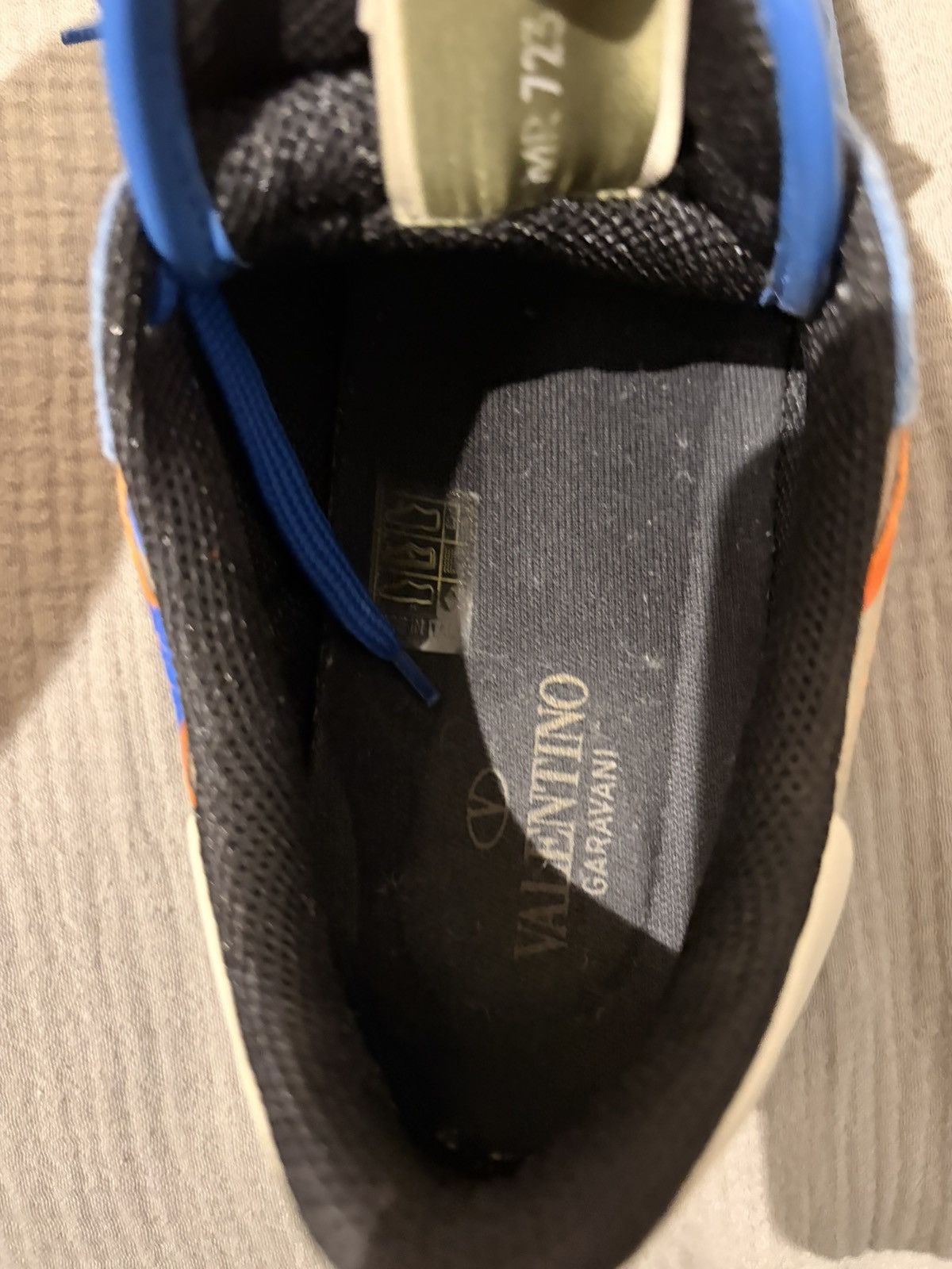 Valentino Blue/Orange Camo Valentino Size US 13 / EU 46 - 6 Thumbnail