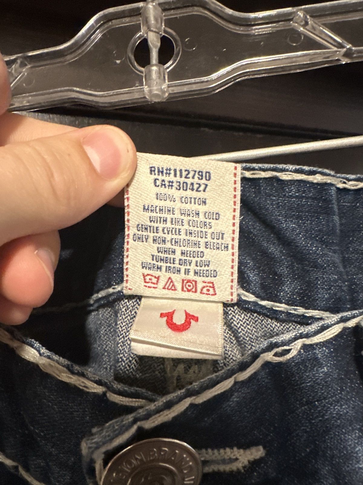 True Religion True Religion Brand Jeans (Thick Stiching) Size US 40 / EU 56 - 6 Thumbnail