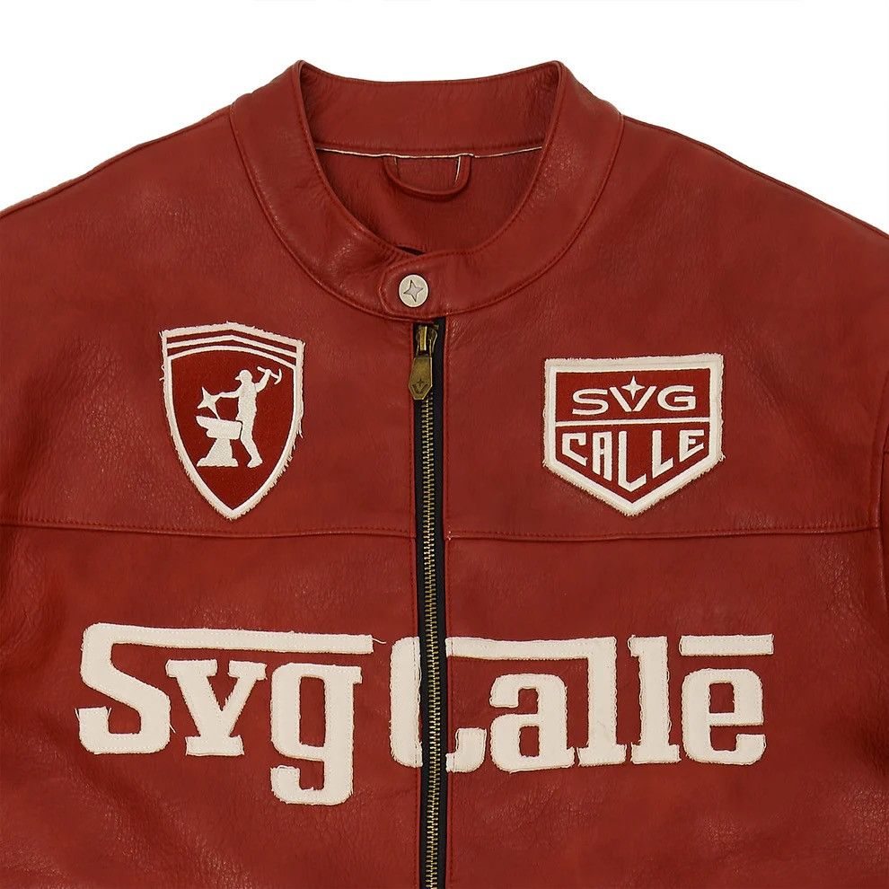 Other Leather crop racing jacket Size US XL / EU 56 / 4 - 2 Thumbnail