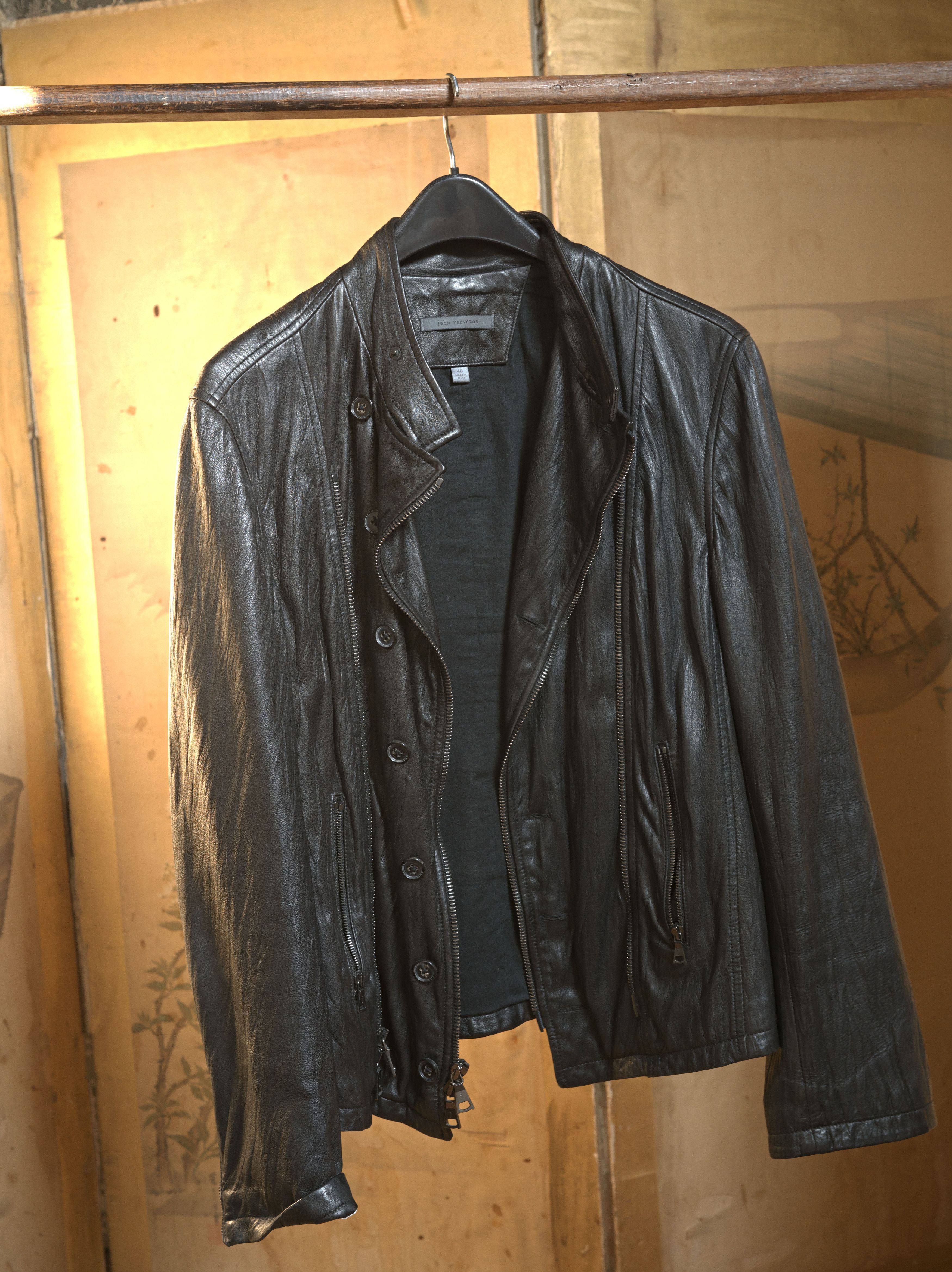 John Varvatos "Ringo Star" asymmetrical biker leather jacket Size US M / EU 48-50 / 2 - 1 Thumbnail