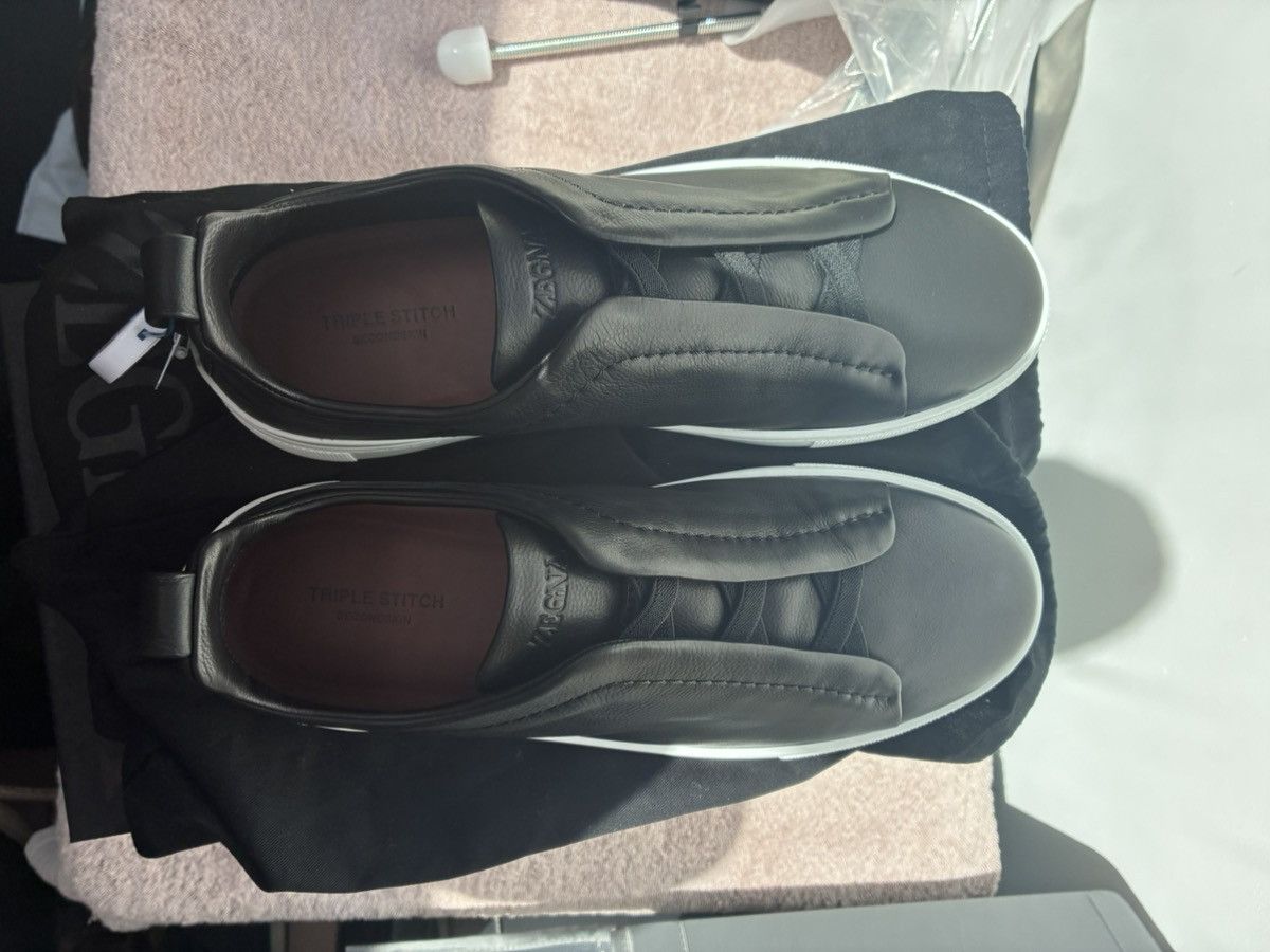Loro Piana Loro piana black second skin triple stitch uk 10 eu 44 Size US 10 / EU 43 - 3 Thumbnail