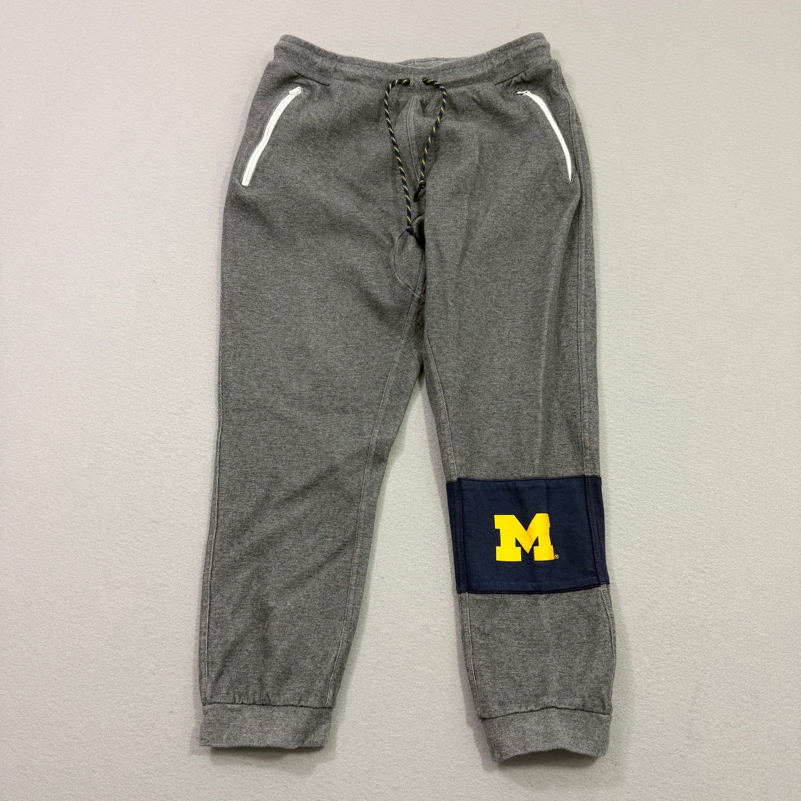 Nike Nike Michigan Wolverines Sweatpants Men's Large Gray Joggers Size US 34 / EU 50 - 1 Thumbnail