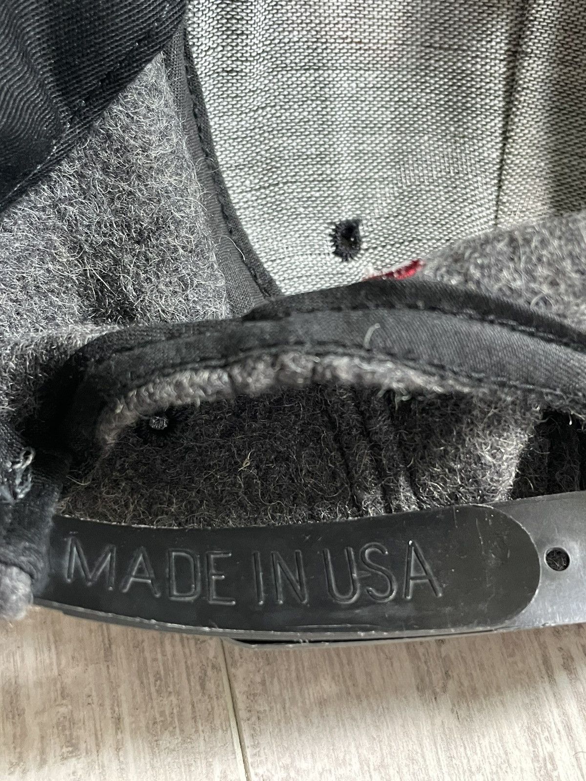 Nike × Vintage Vintage Nike 90’s Wool Hat Cap Teddy Logo Made In USA Size ONE SIZE - 9 Thumbnail