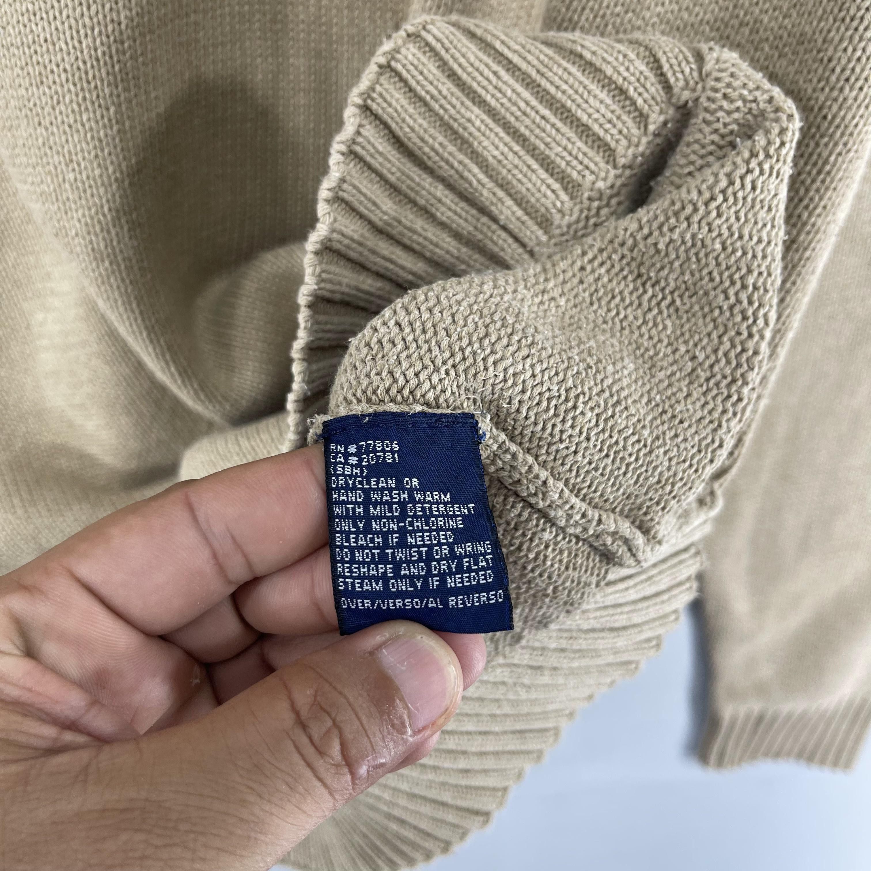 Tommy Hilfiger × Vintage Vintage TOMMY HILFIGER Small Flag Crewneck Knitwear Size US L / EU 52-54 / 3 - 6 Thumbnail