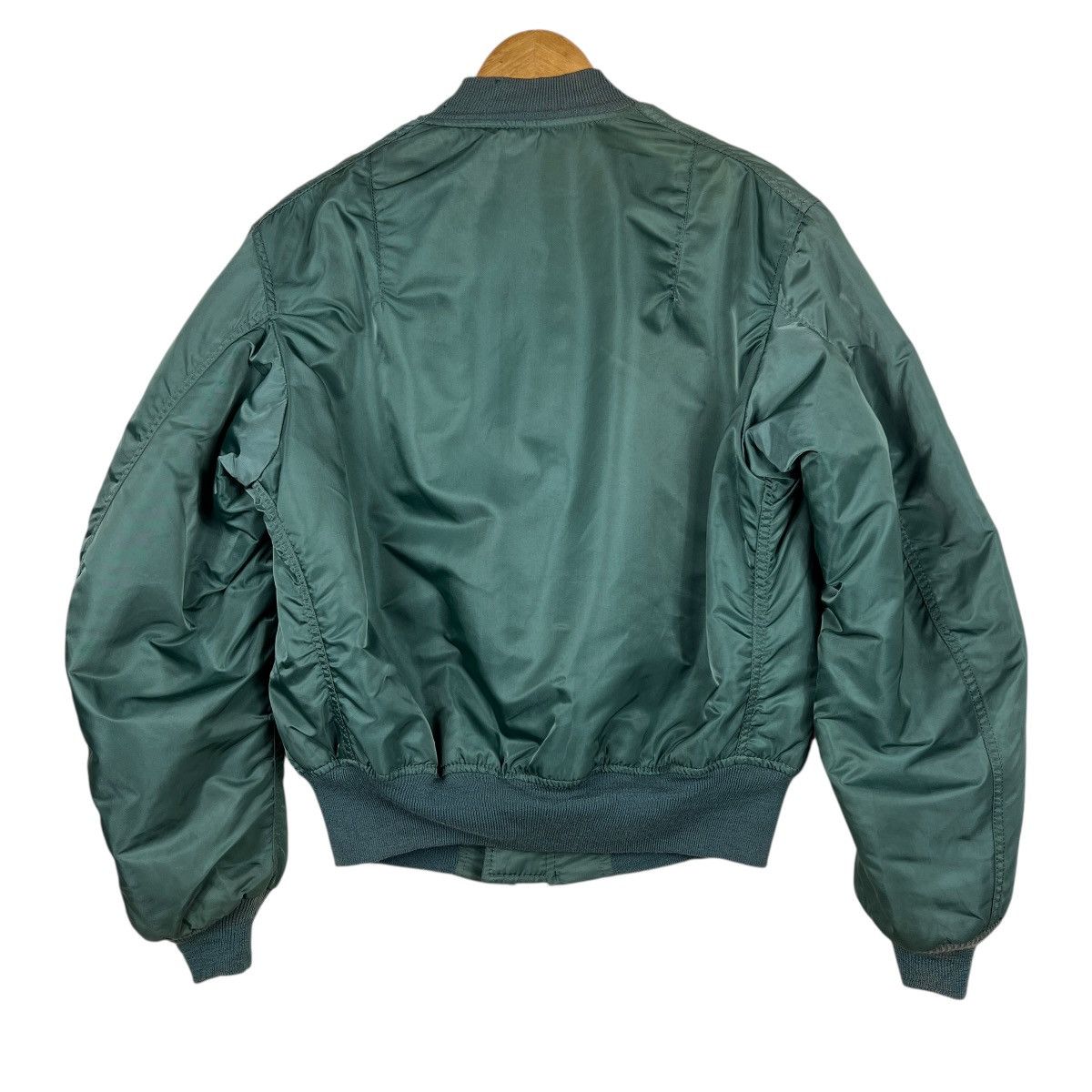 Alpha Industries 🔥 RARE RIOT ALPHA MA-1 US AIR FORCE SATIN BOMBER JACKET Size US M / EU 48-50 / 2 - 2 Thumbnail