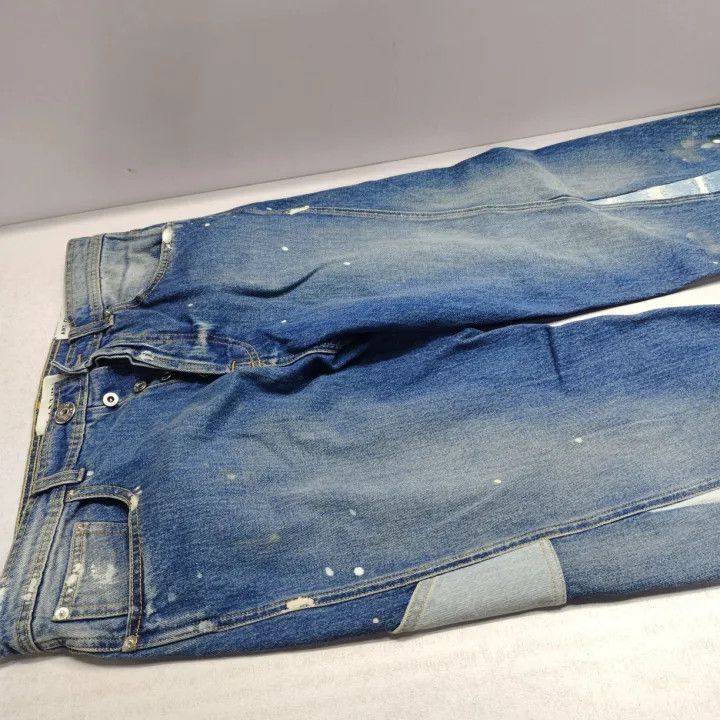 Lanvin Lanvin Spliced Ankle-Length Denim Pants for Men -2507 Size US 33 - 6 Thumbnail