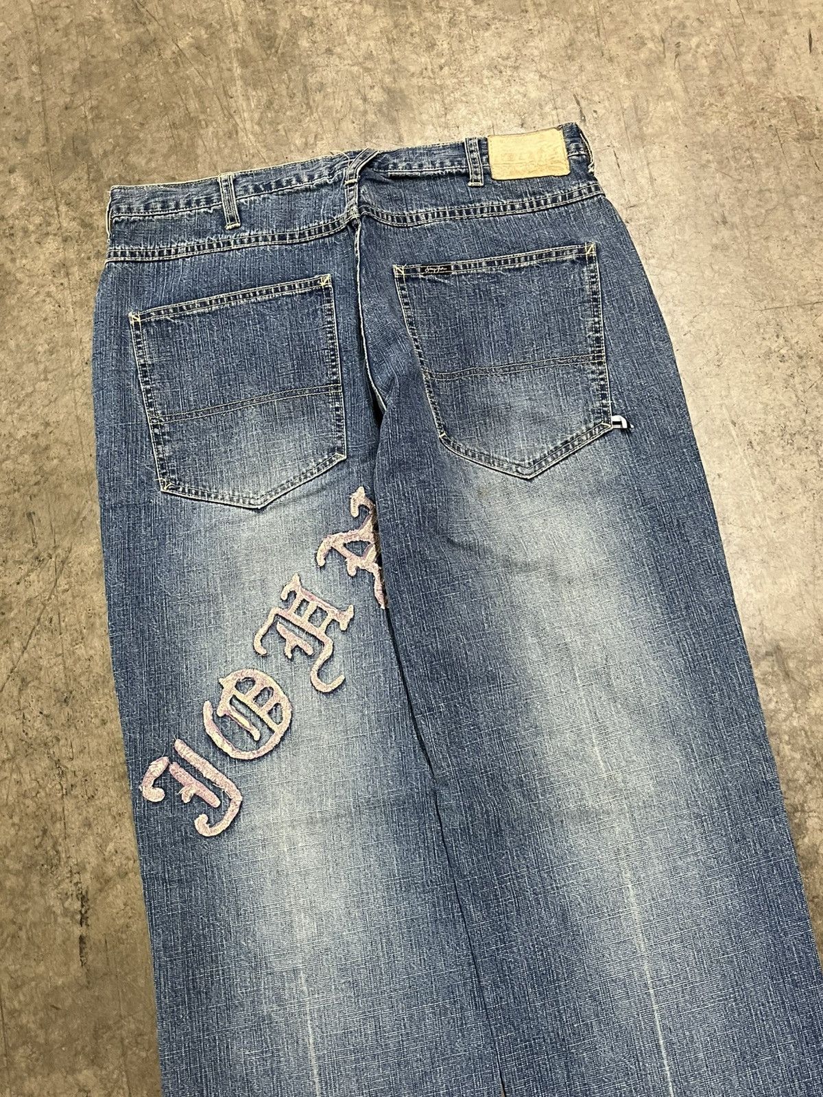Sean John × Vintage Y2K baggy fit Sean John denim faded skater streetwear hype Size US 34 / EU 50 - 8 Thumbnail