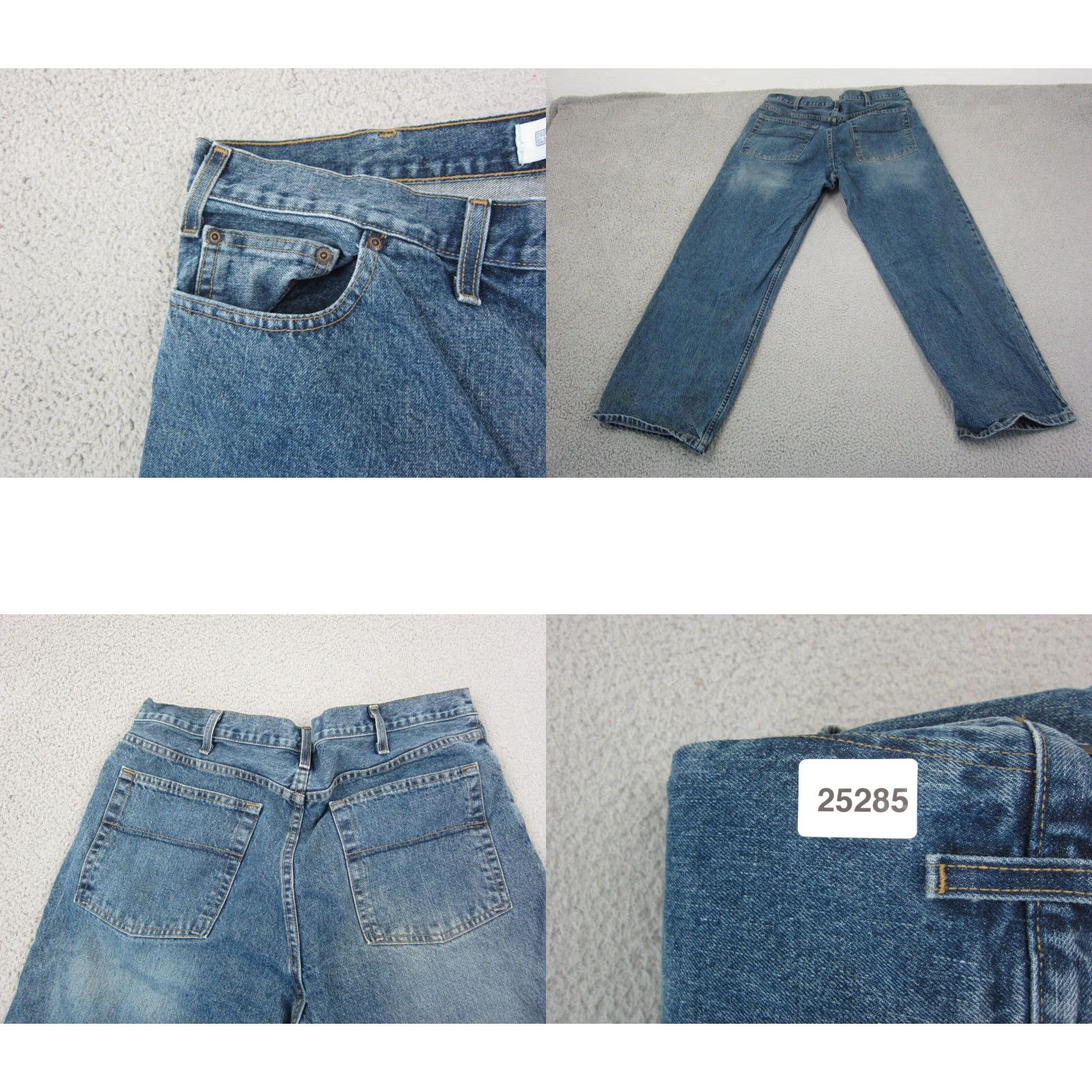 Faded Glory VINTAGE Faded Glory Jeans Mens 38 x 30 Blue Denim 5-Pocket Relaxed Fit 90s Retro Wide-Leg Jeans Mens Size US 38 / EU 54 - 10 Thumbnail