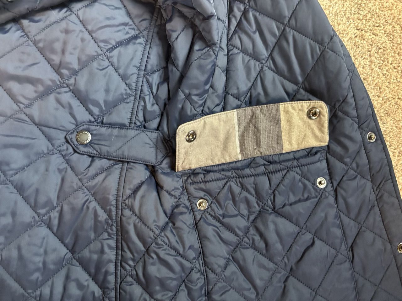 Barbour Glyne Quilted Jacket with Corduroy Neck Size US M / EU 48-50 / 2 - 4 Thumbnail