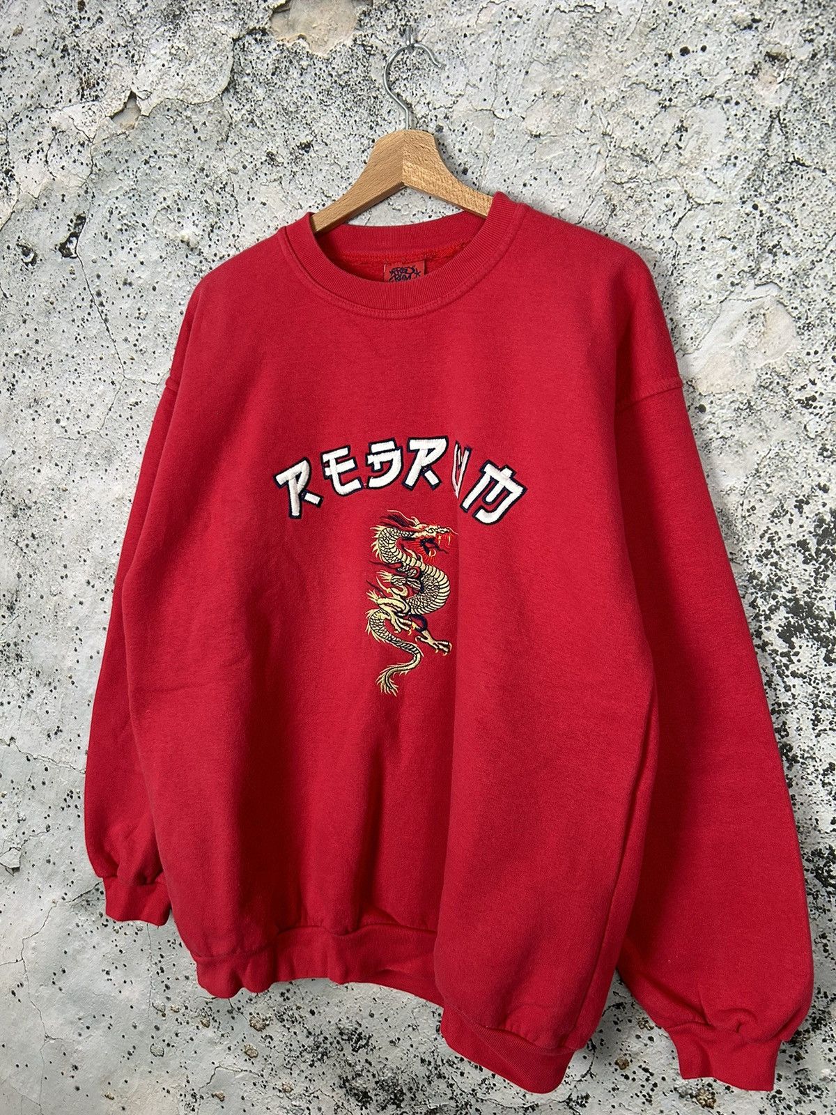 Vintage Vintage Rap Baggy Boxy Crewneck 90s Hype Skateboarding Size US L / EU 52-54 / 3 - 2 Thumbnail