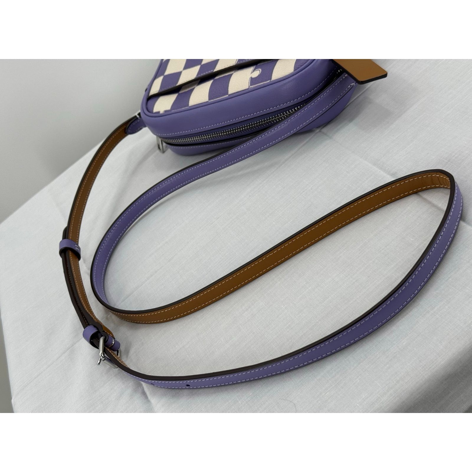 Coach Coach Outlet Mini Jamie Camera Bag Checkerboard Print Size ONE SIZE - 13 Thumbnail