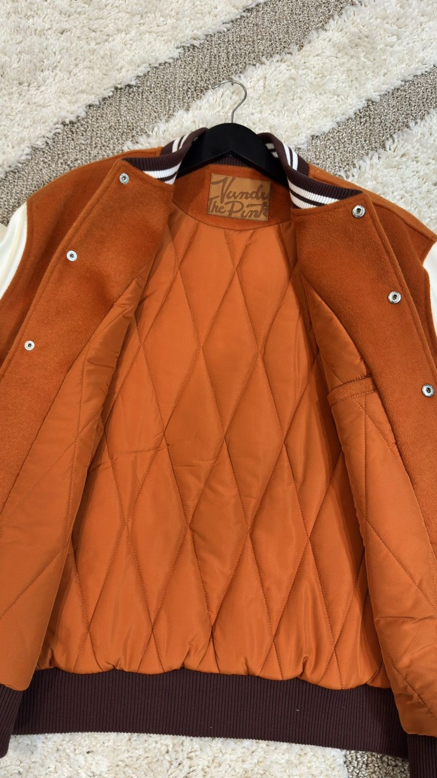 Vandy The Pink Bonsai Orange Varsity Jacket Size US XL / EU 56 / 4 - 10 Thumbnail