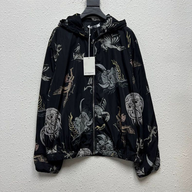 Givenchy Givenchy Devil Angel Graffiti Windbreaker Size US L / EU 52-54 / 3 - 1 Thumbnail