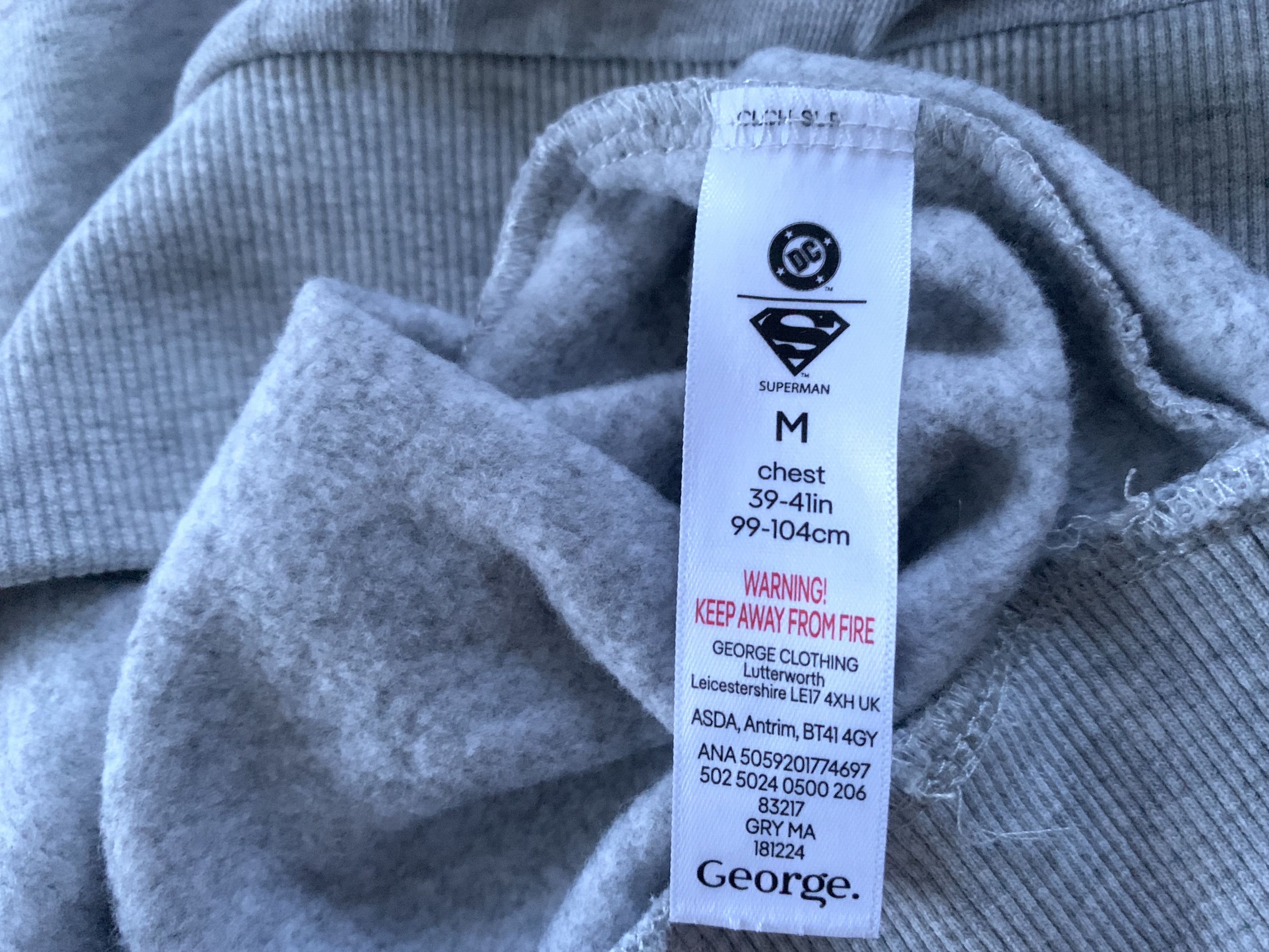 George George Superman Cotton Big Printed T Shirt Size US M / EU 48-50 / 2 - 7 Thumbnail