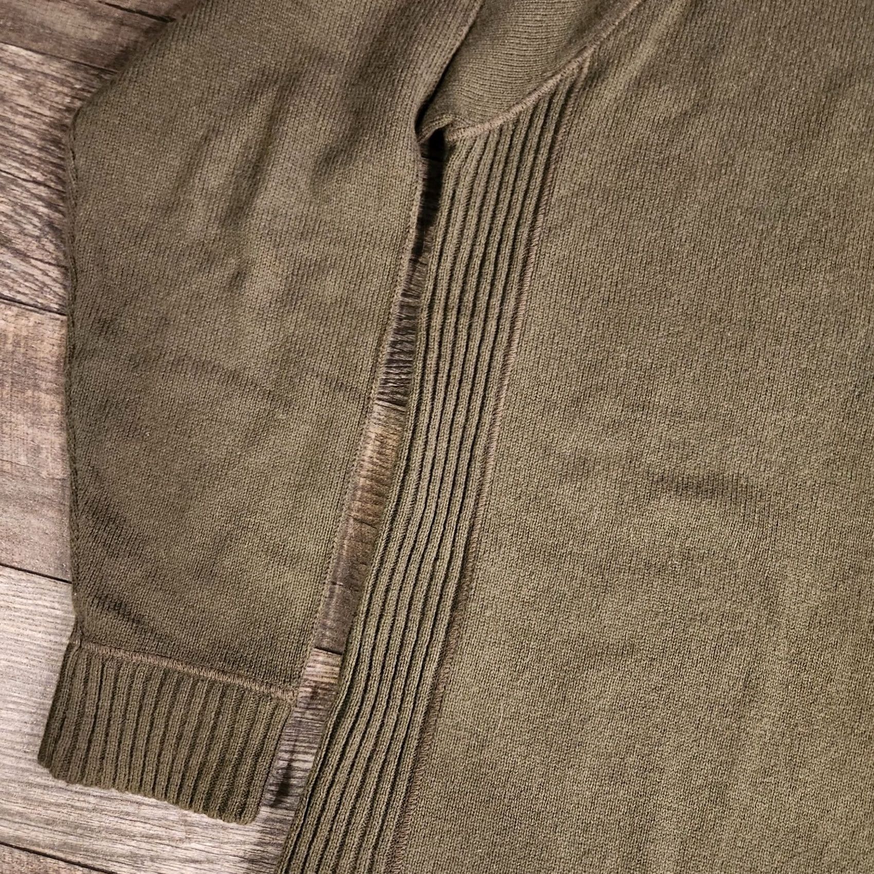 The North Face The North Face Sweater Mens Large Olive Green Wool Blend Crewneck Raglan Logo Size US L / EU 52-54 / 3 - 4 Thumbnail
